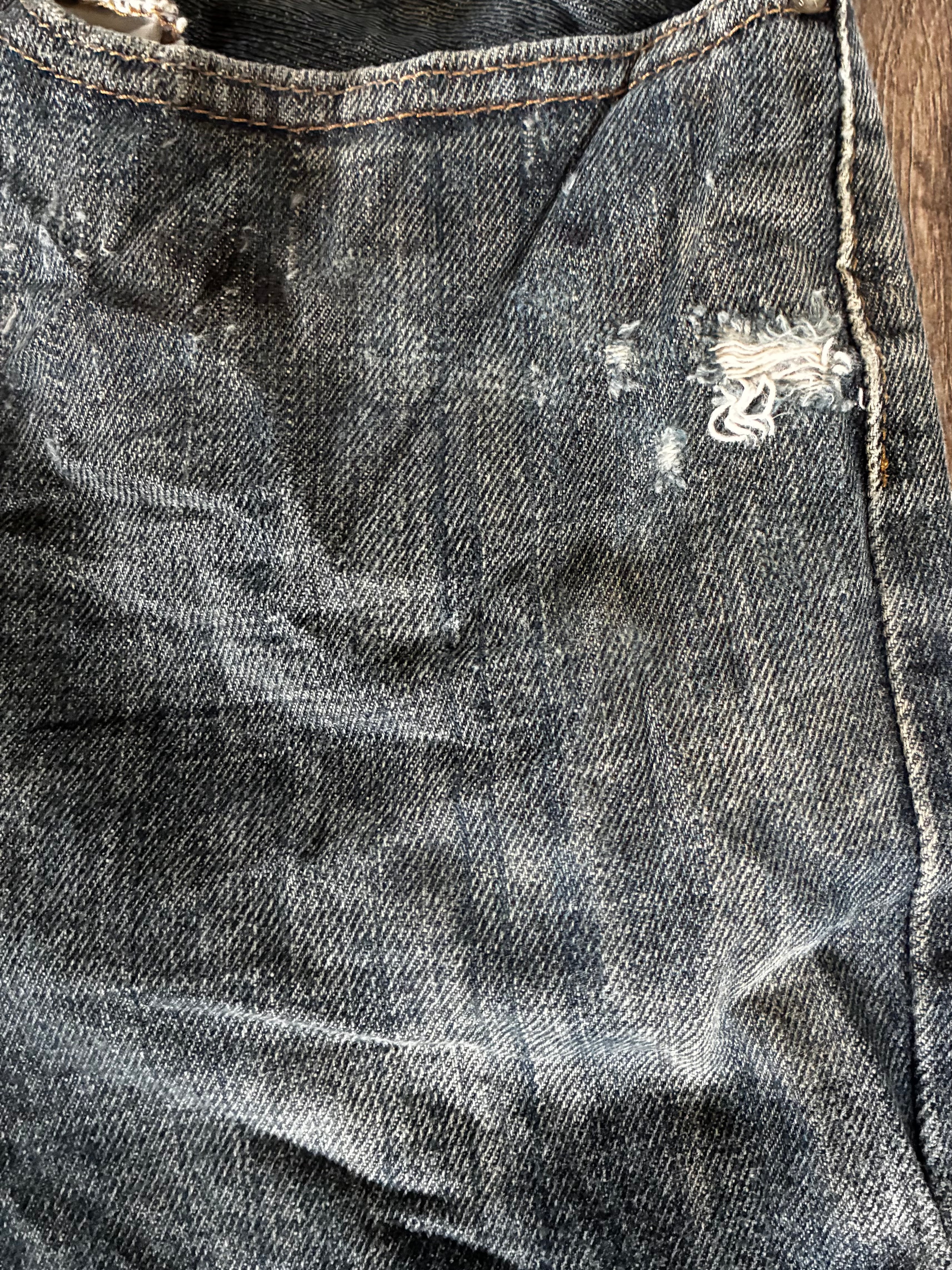 Vintage Levi's 505, Blue, Label - W34, L30, Actual Size - W36, L30