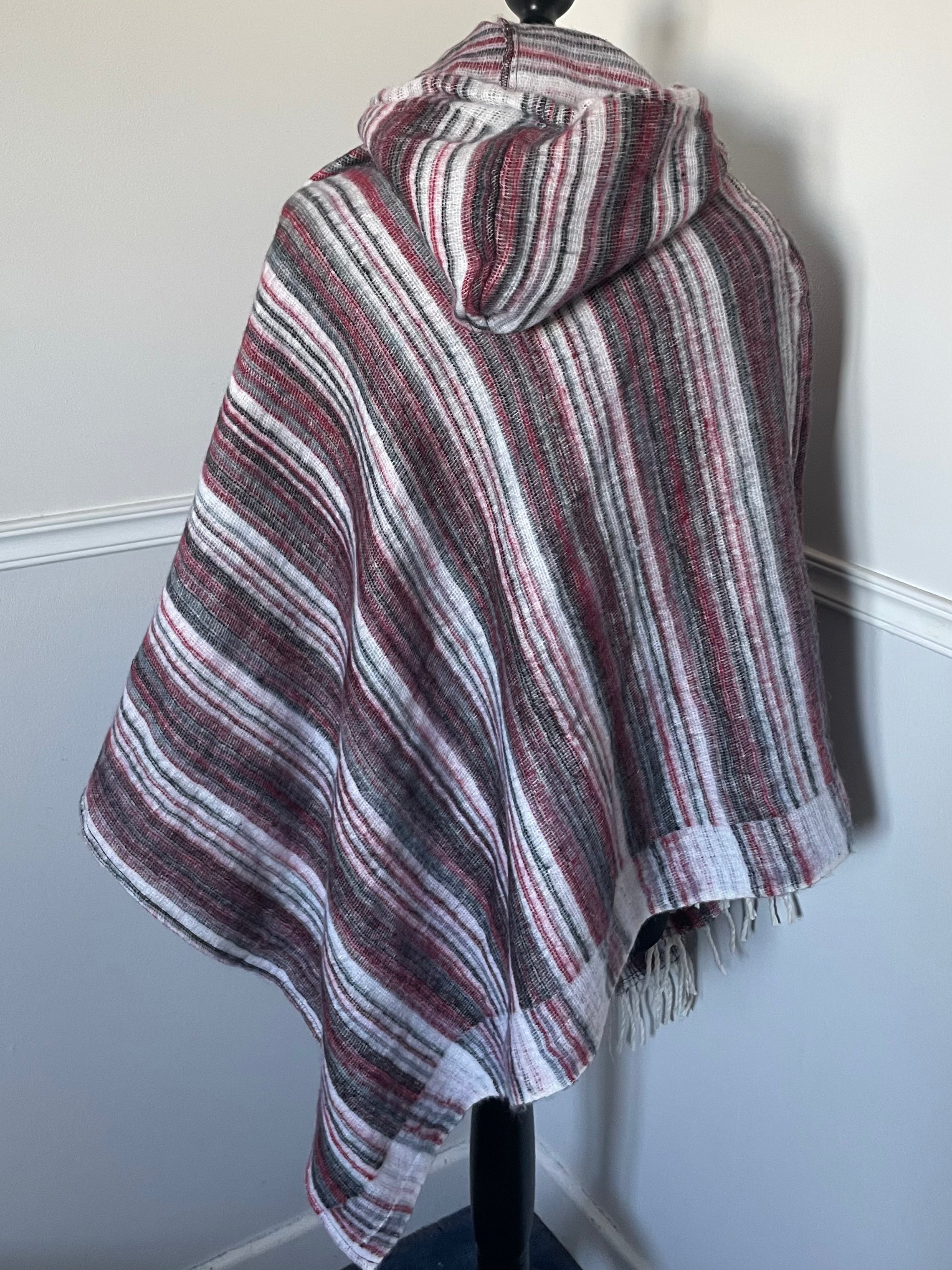 100% Wool Poncho