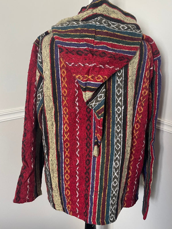 Brushed Cotton Jacket with Pixie Hood, S/M