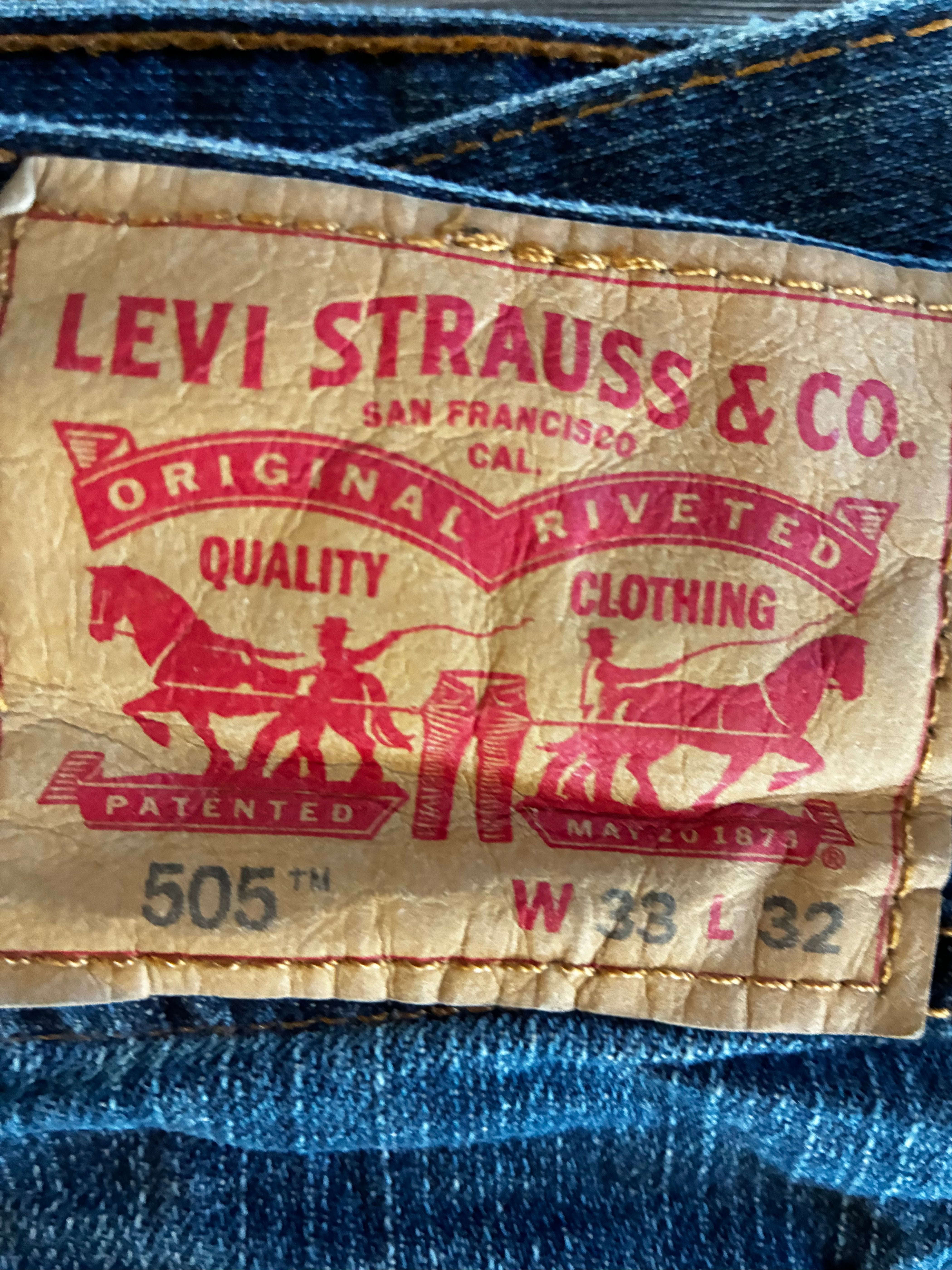 Vintage Levi's 505, Blue, W32, L31