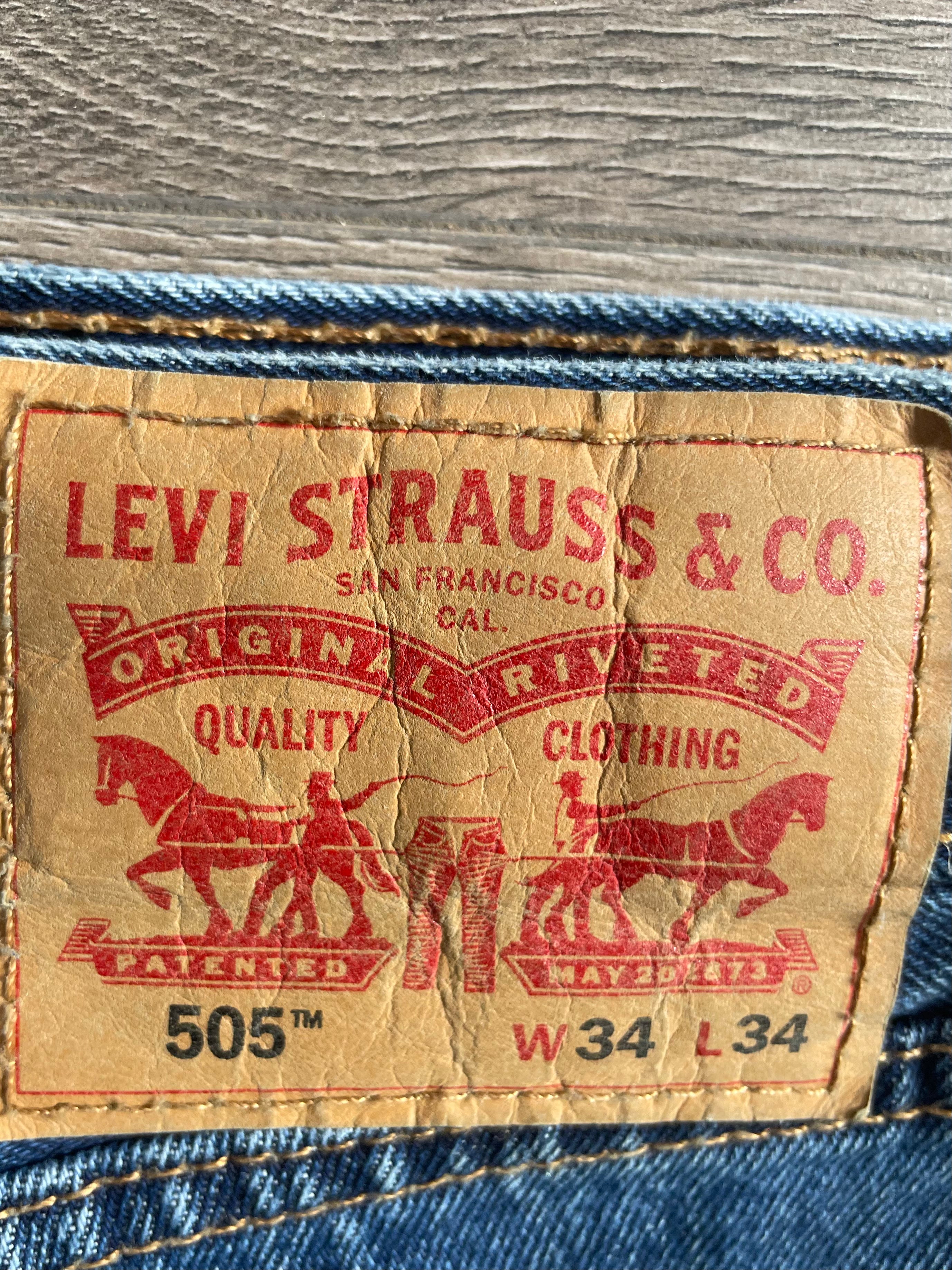 Vintage Levi's 505, Dark Blue, W34, L34