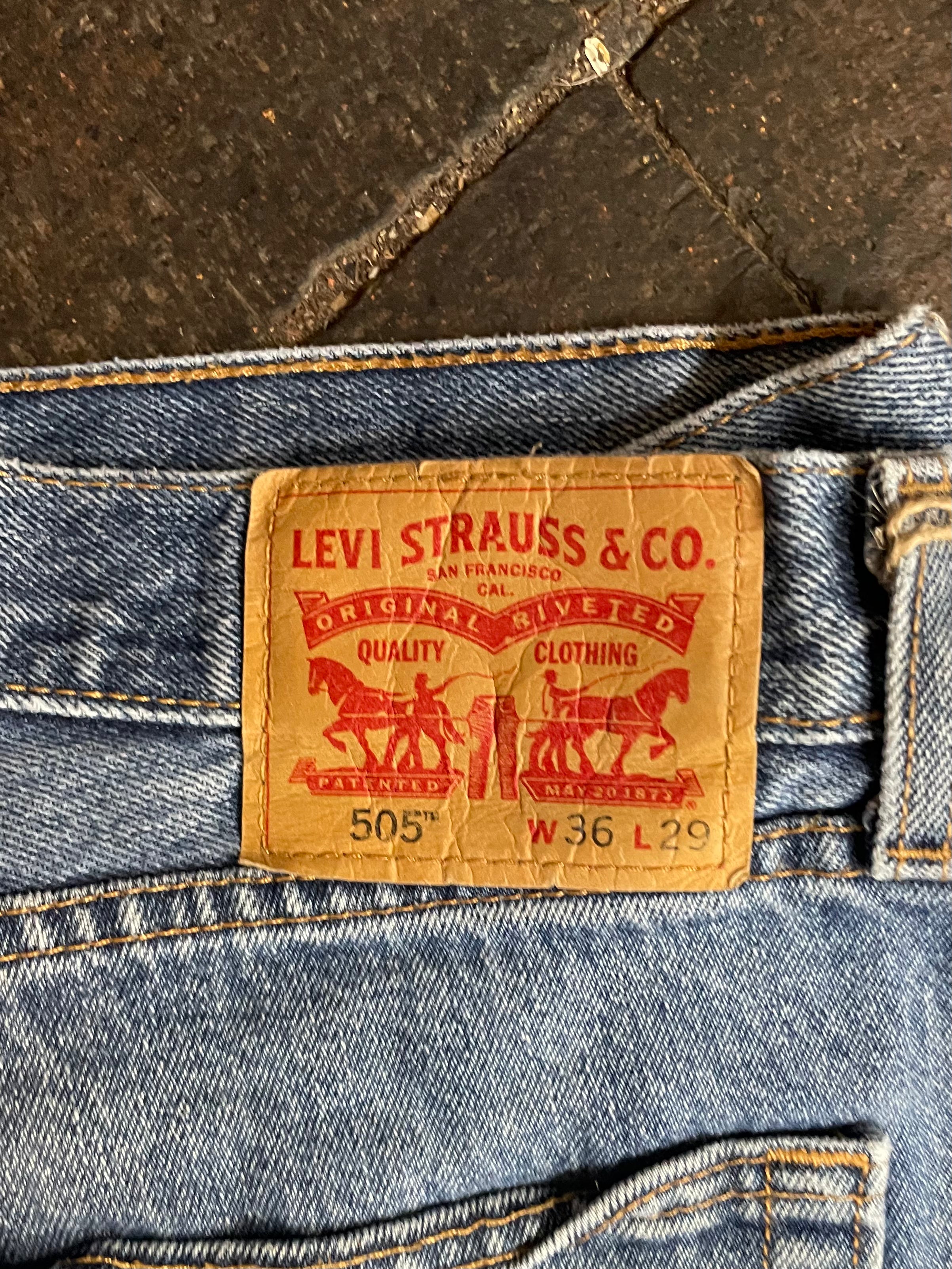 Vintage Levi's 505, Blue, W36, L29