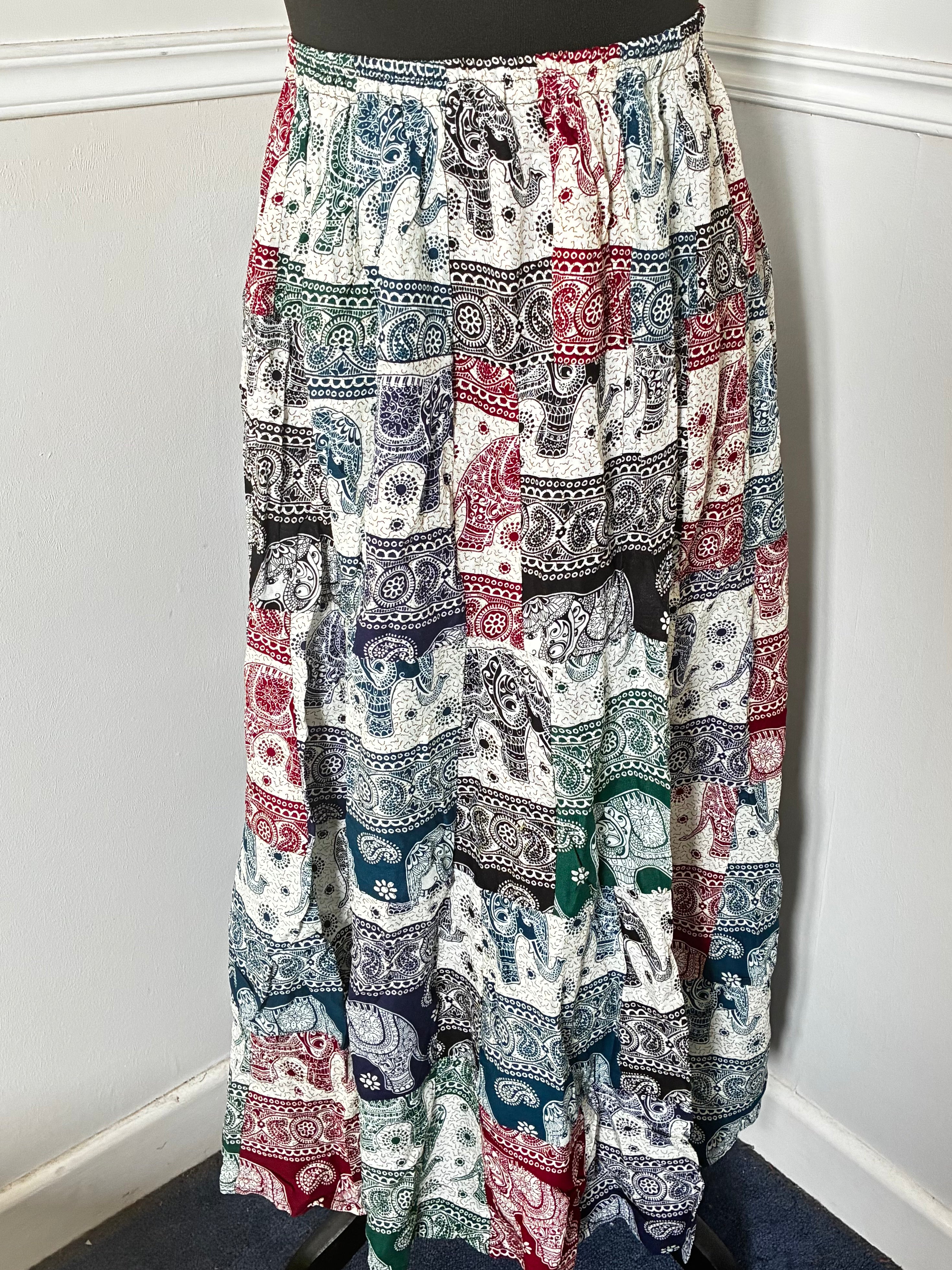 Elephant Patch Skirt