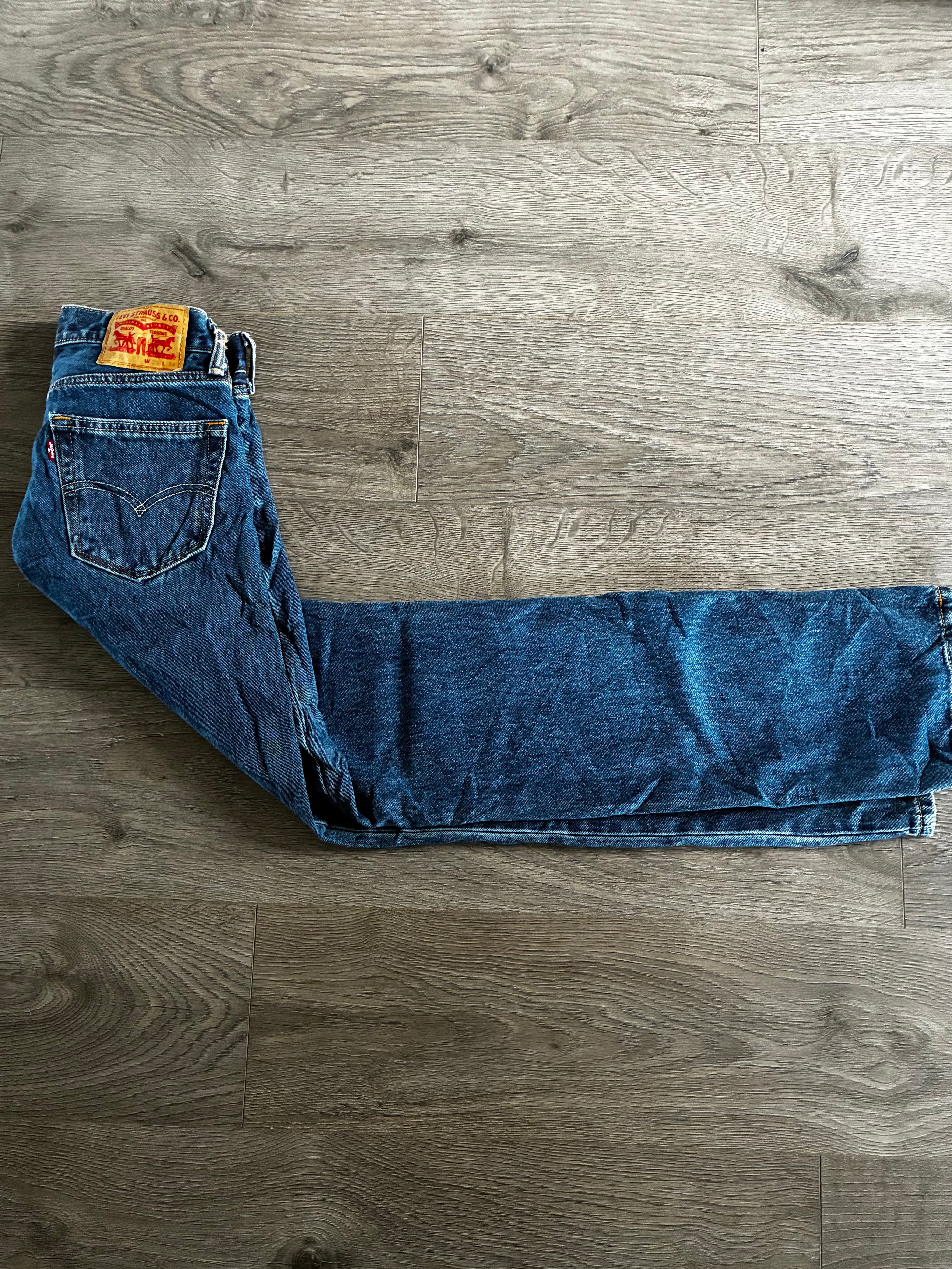 Vintage Levi's 505, Dark Blue, Label - W29, L34, Actual Size - W30, L34
