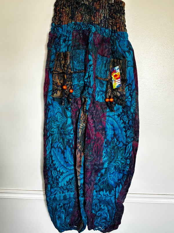 Fluffy Blues Cashmelon Trousers, 24" - 50" Waist