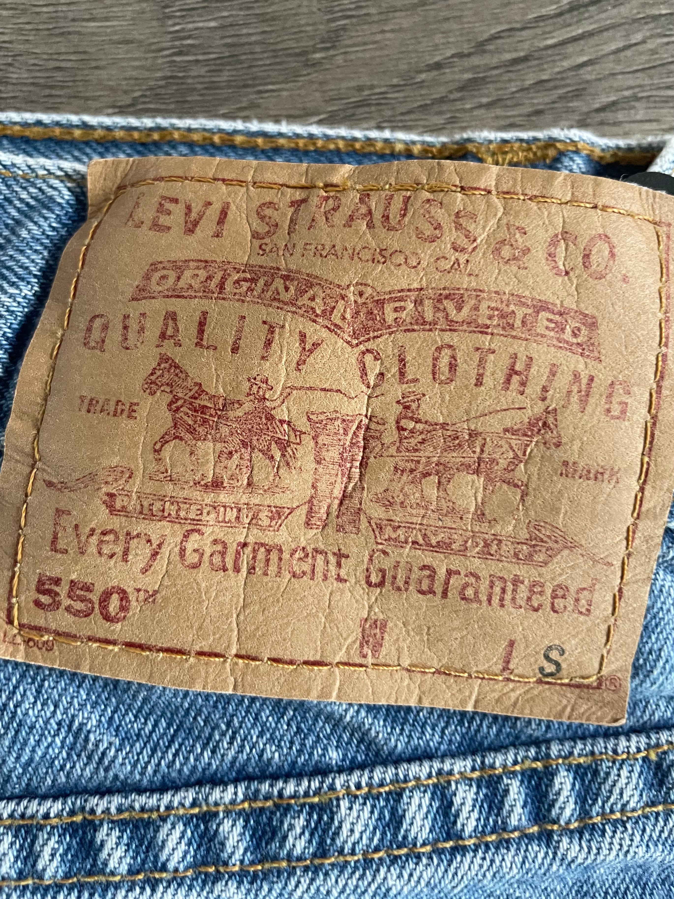 Vintage Levi's 550, Blue, W28, L29