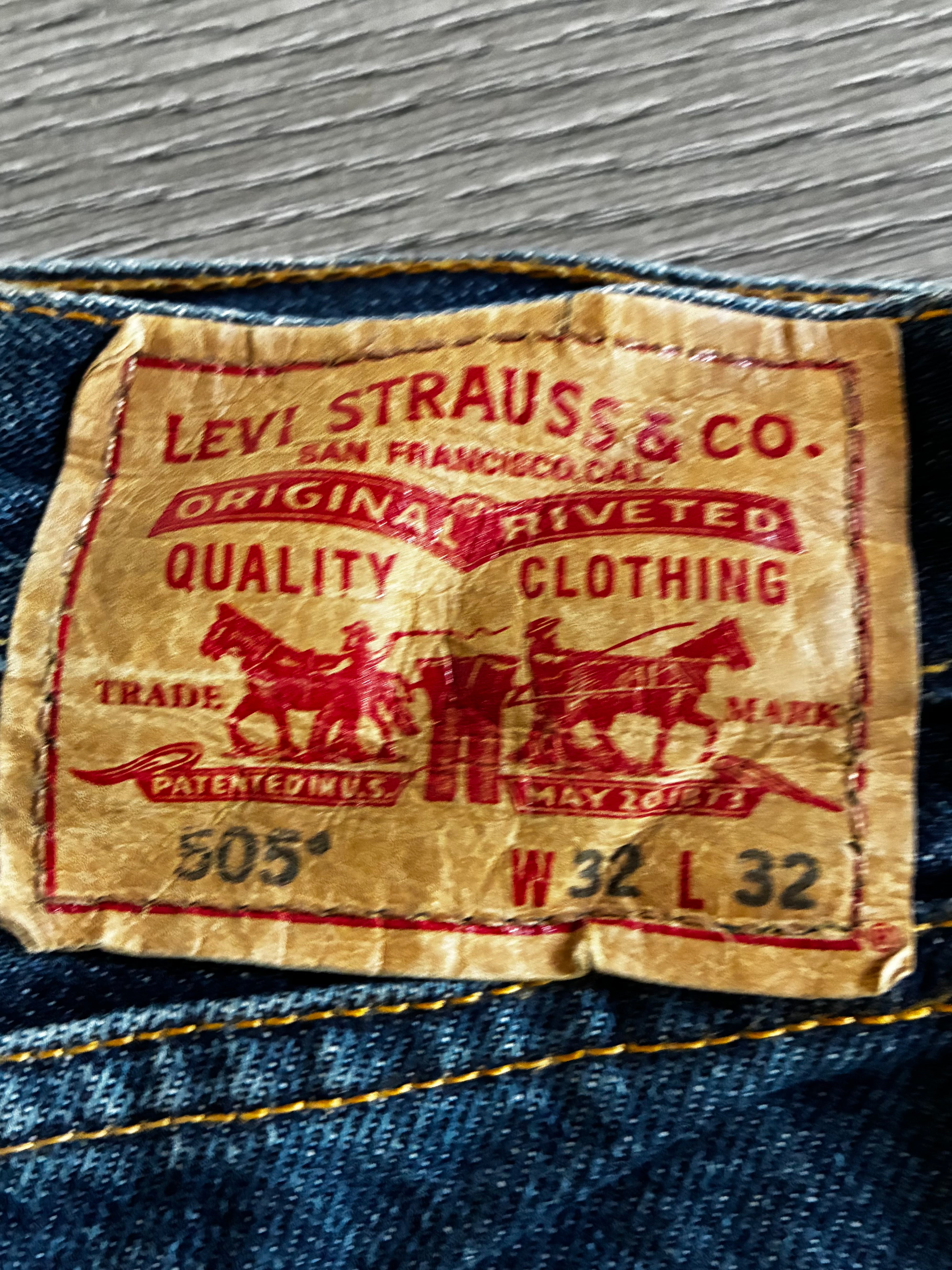 Vintage Levi's 505, Dark Blue, W35, L33