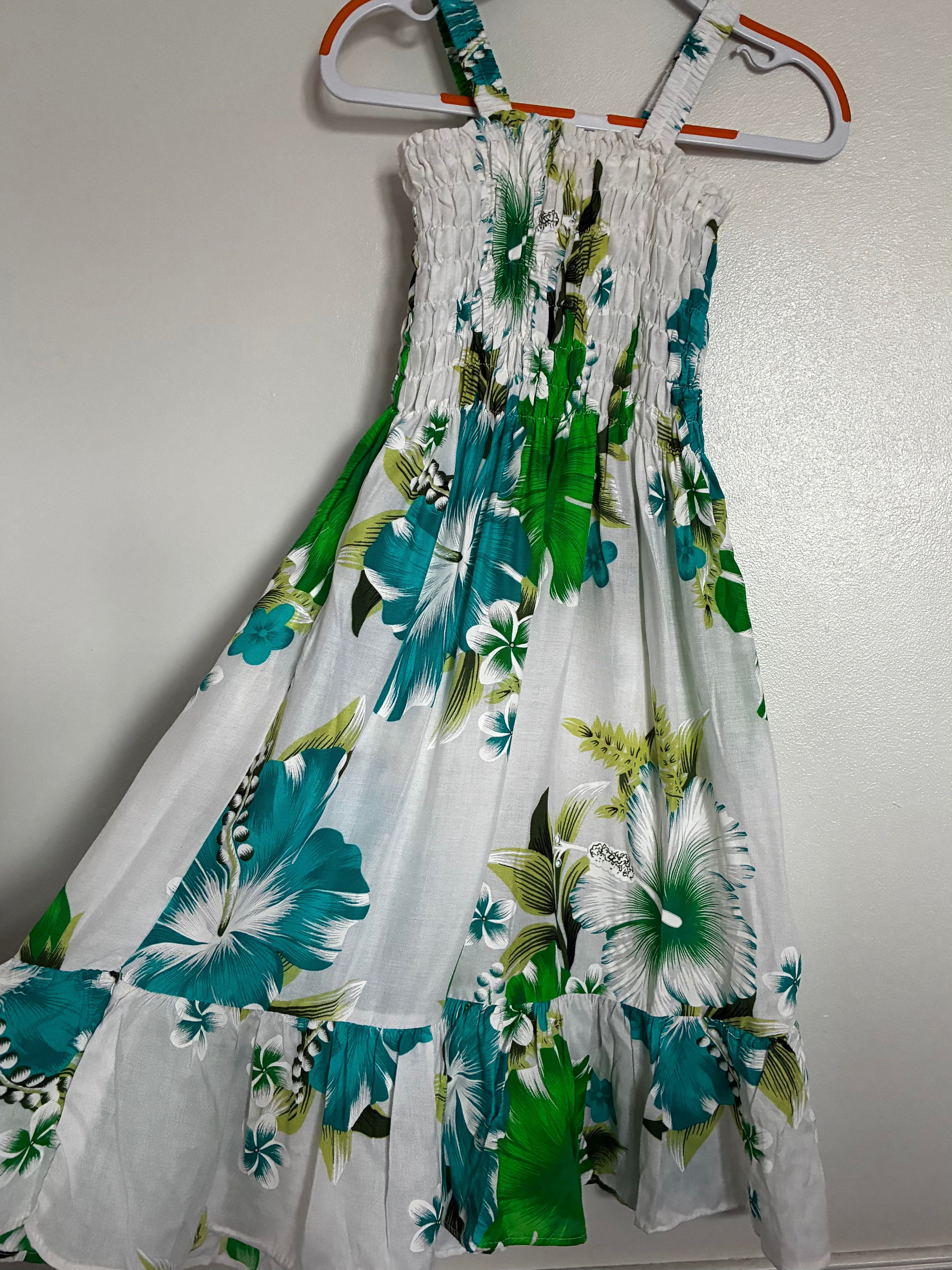 Green Flower Dress