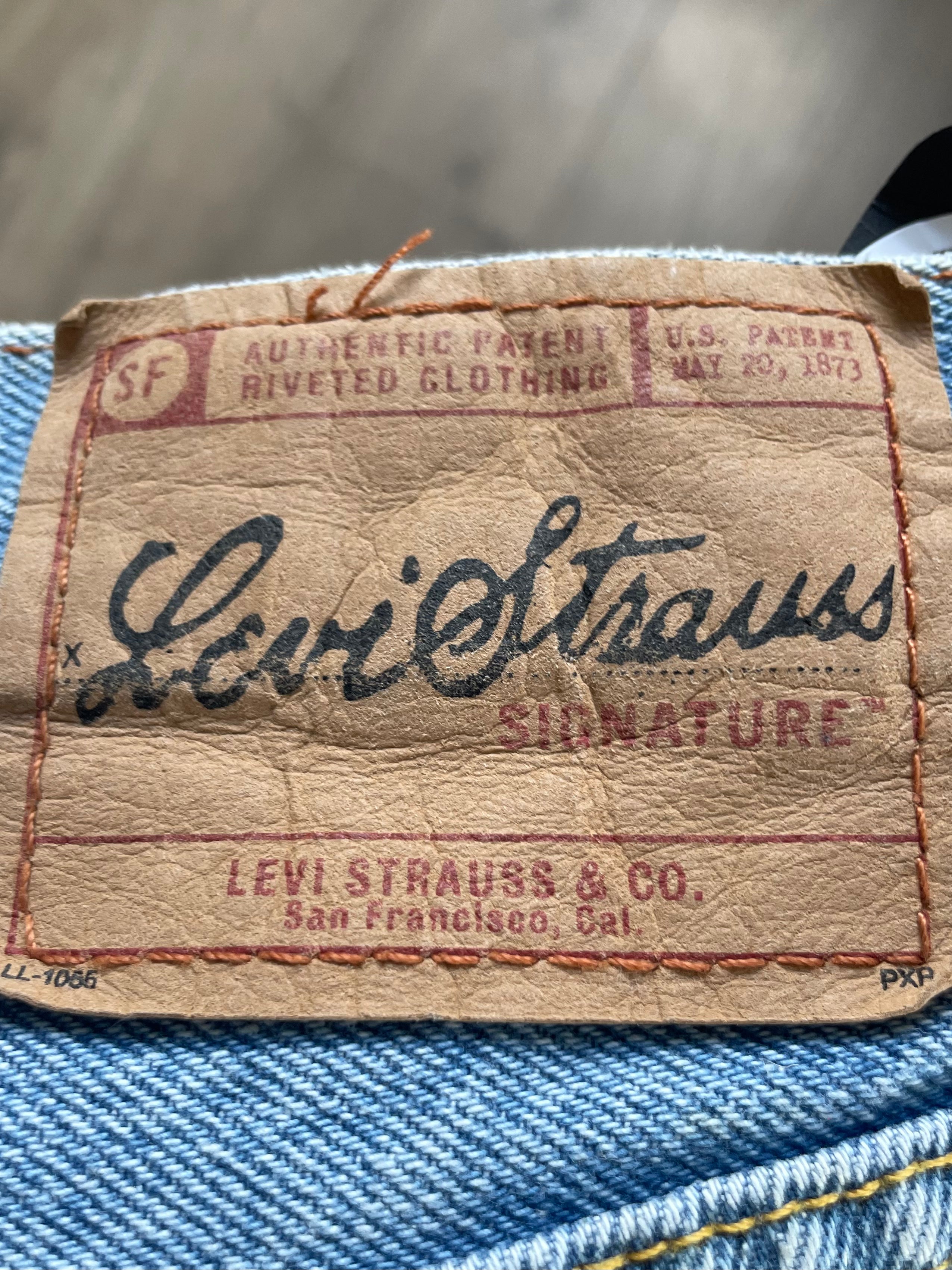 Vintage Levi Strauss Signature Range, Regular Fit, Blue, W34, L33