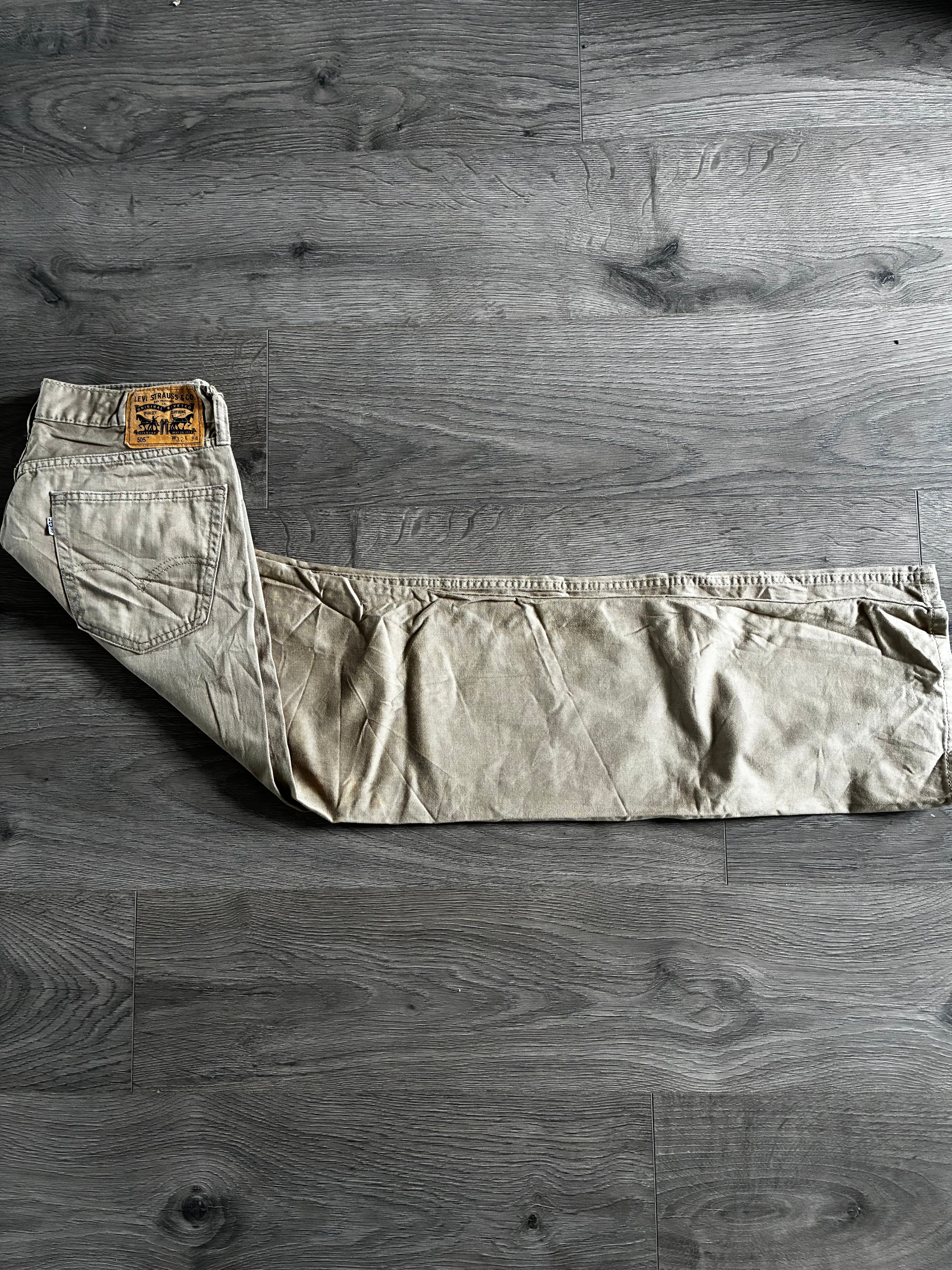 Vintage Levi's 505, Sandy, Label - W32, L34, Actual Size - W33, L33