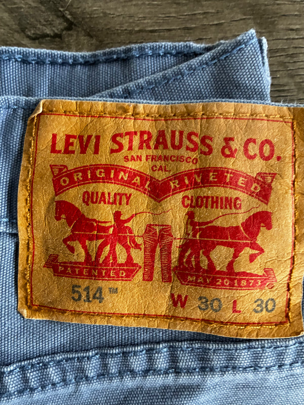 Vintage Levi's 514 , Blue, Label - W30, L30, Actual Size - W32, L31
