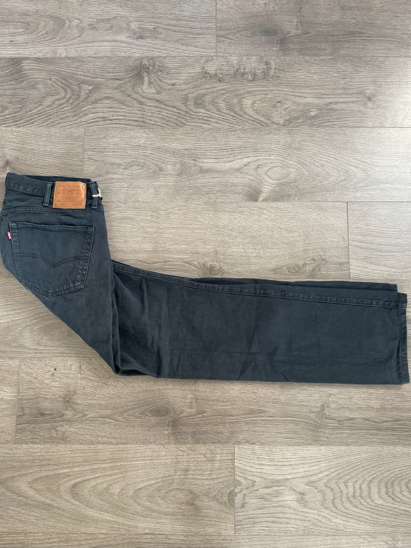 Vintage Levi's 501, Black, Label - W38, L36, Actual Size - W38, L35