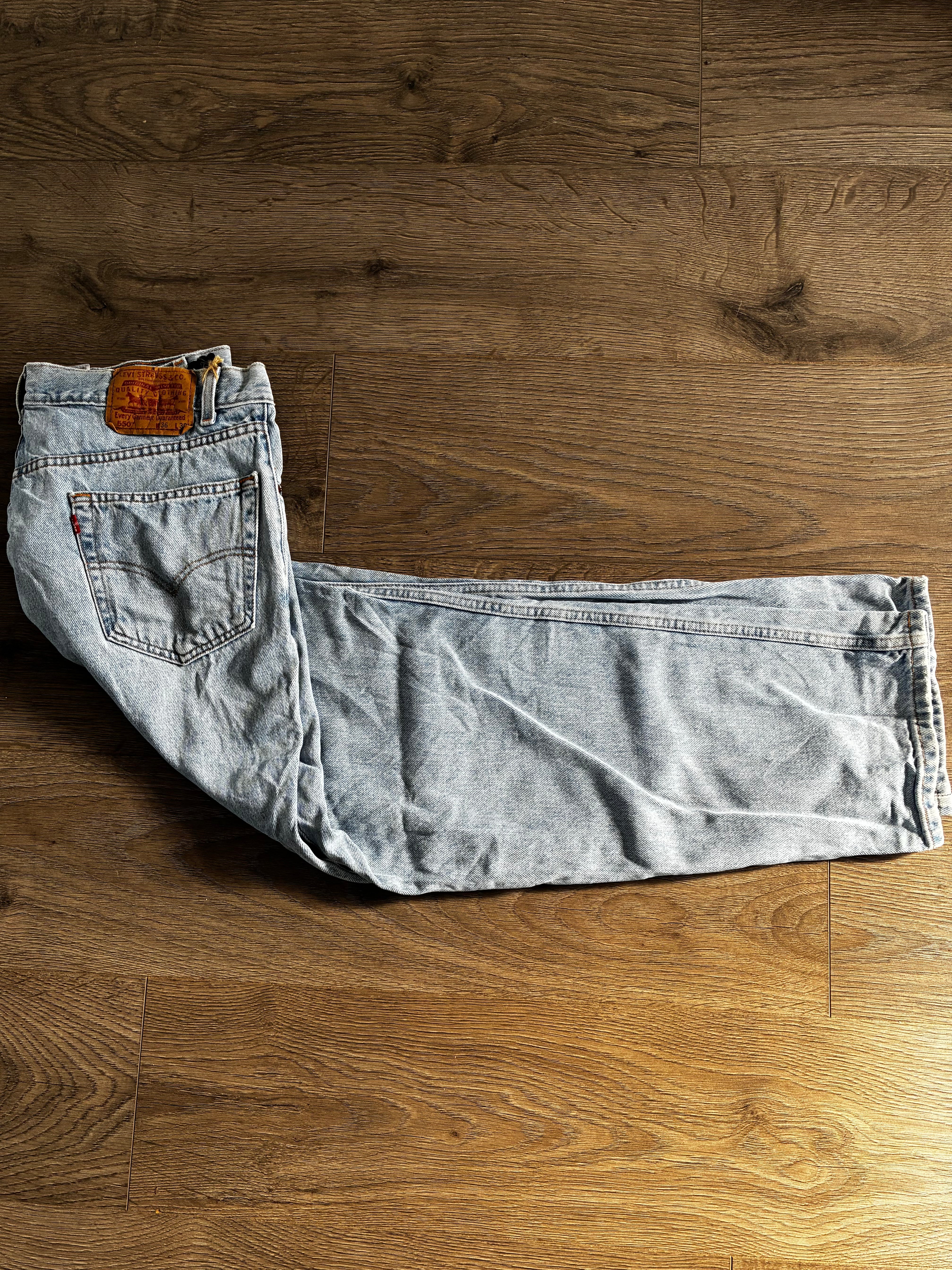 Vintage Levi's 550, Light Blue, W36, L30