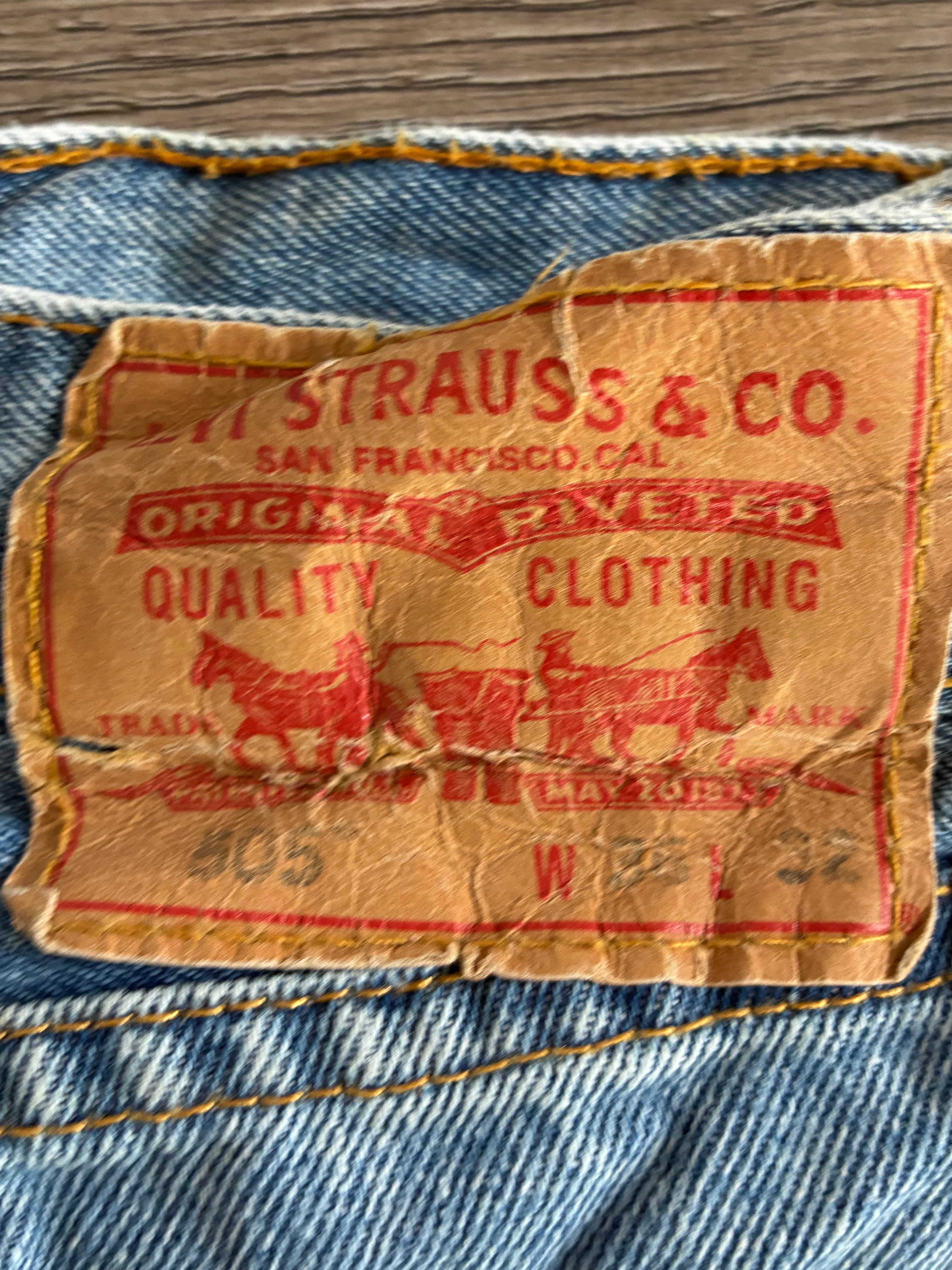Vintage Levi's 505, Blue, W38, L32