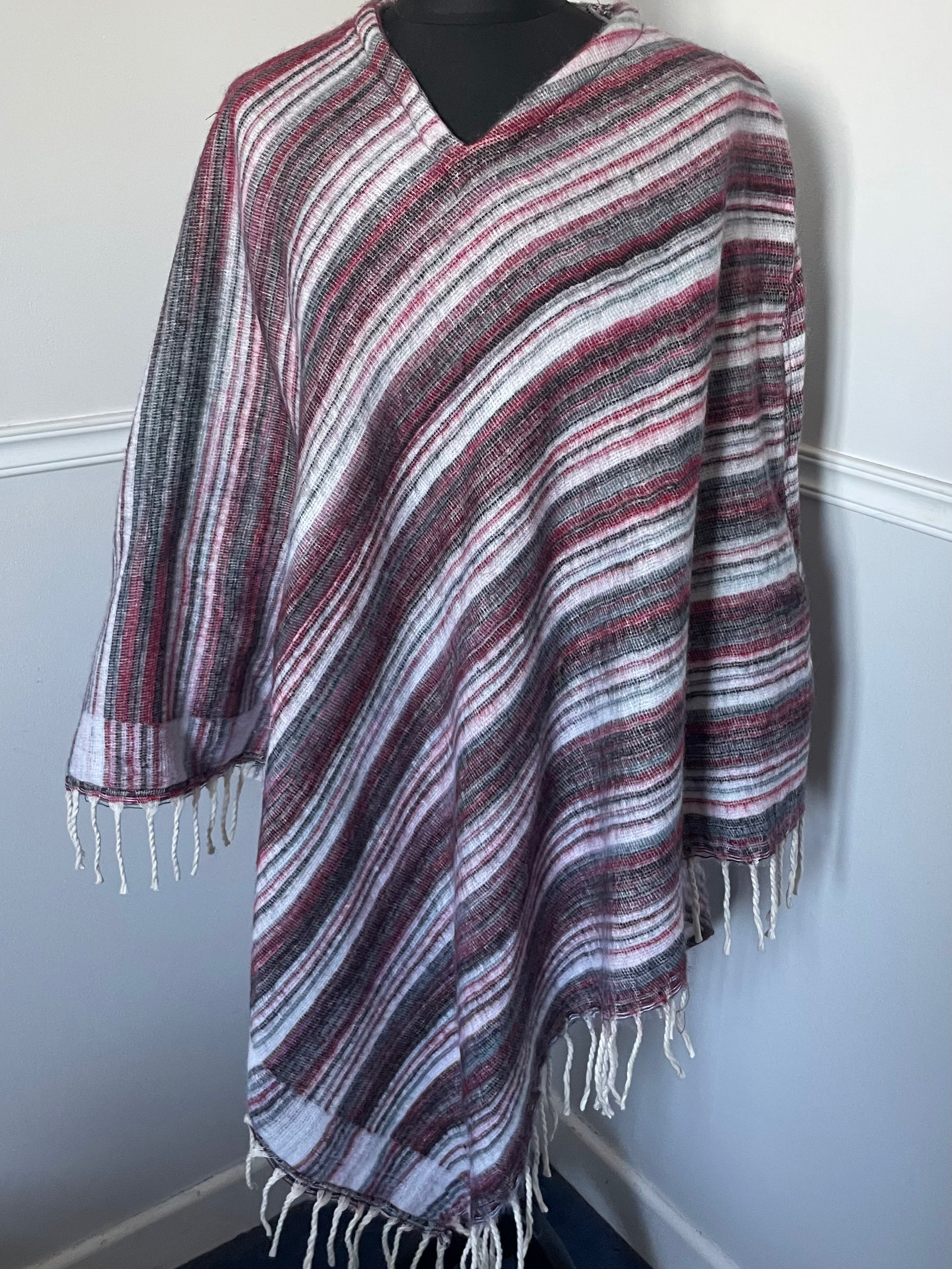 100% Wool Poncho