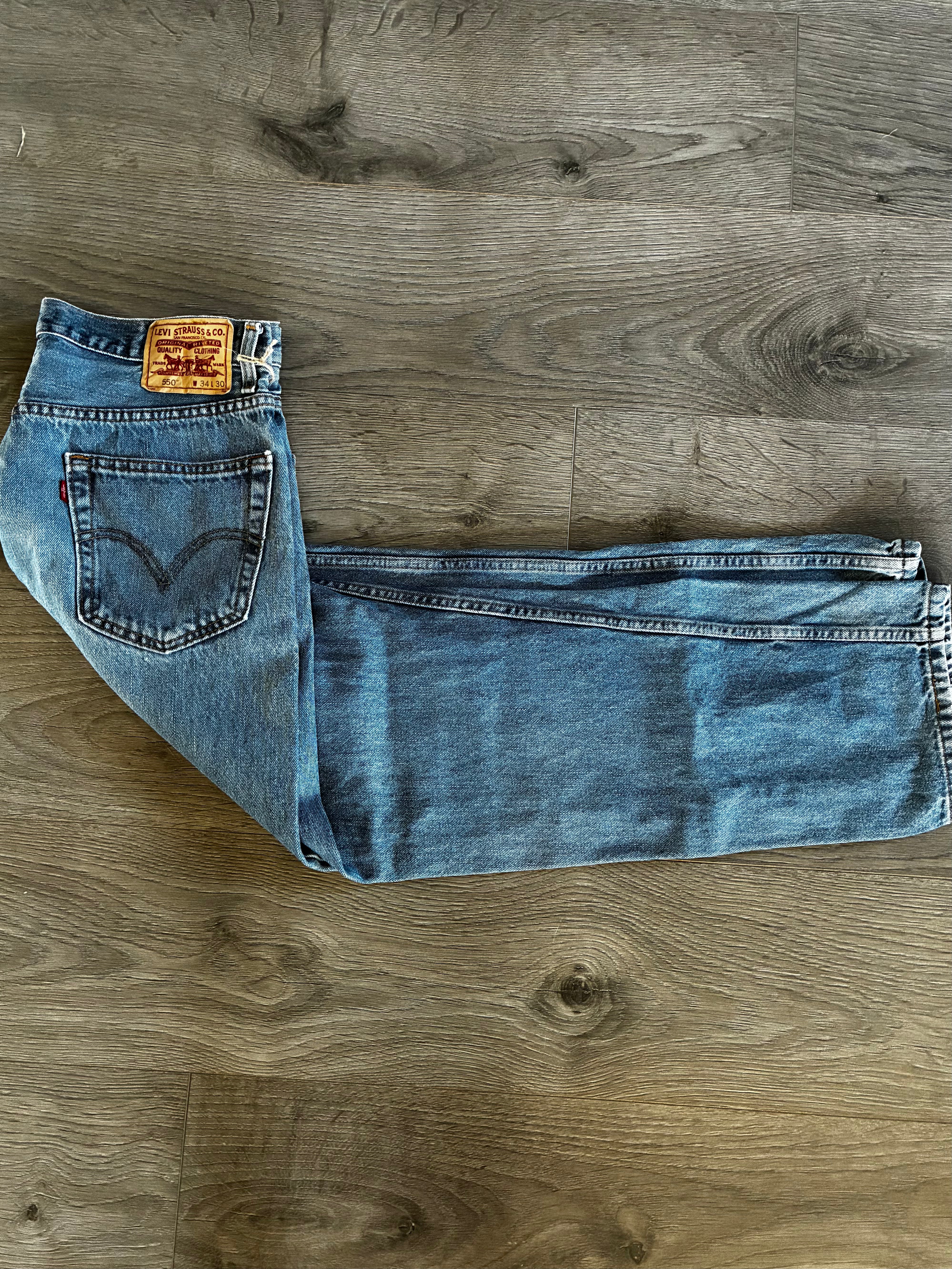 Vintage Levi's 550, Blue, W34, L30
