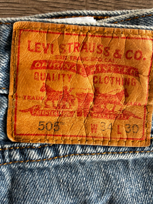 Vintage Levi's 505, Blue, W35, L30