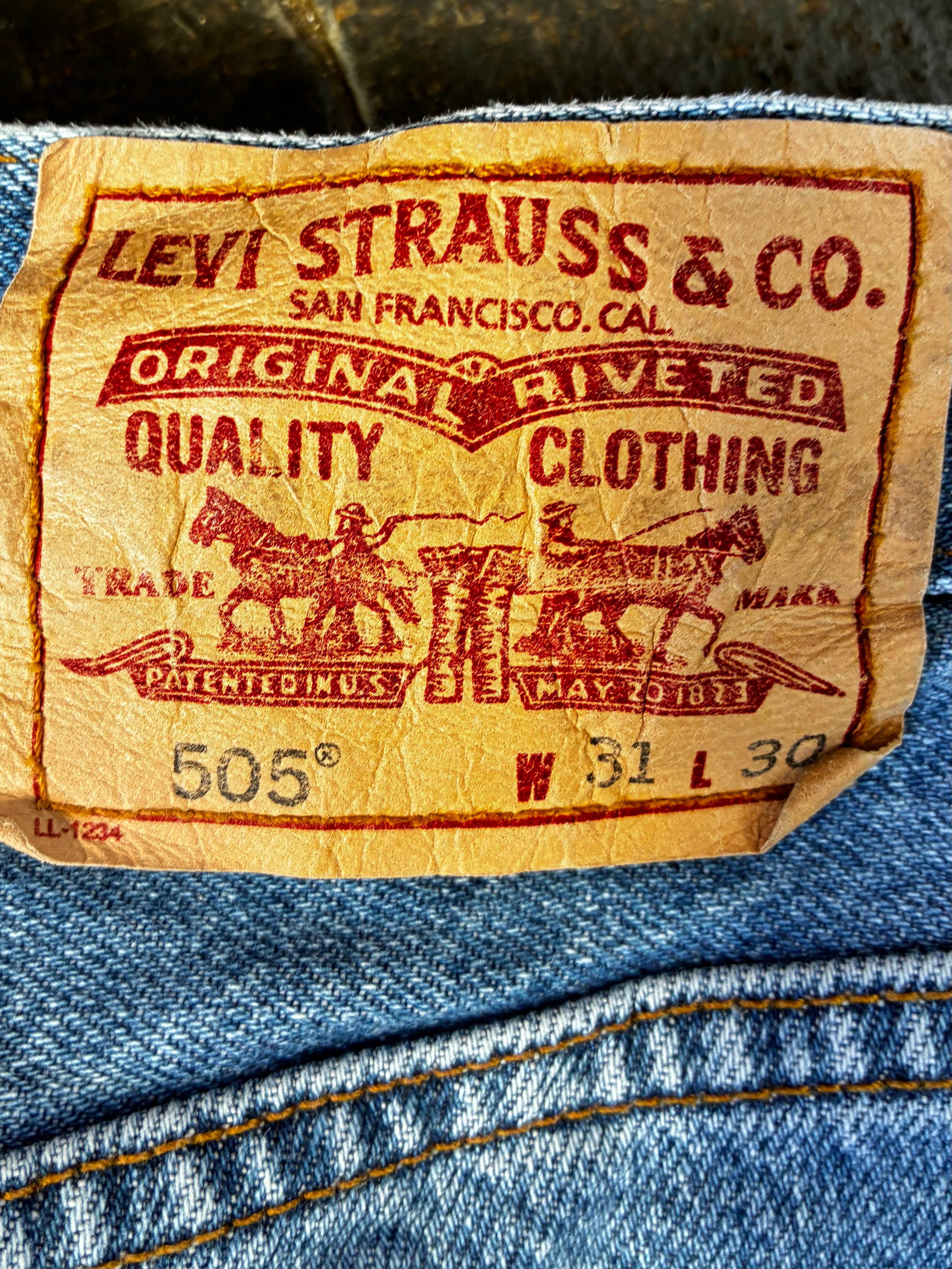 Vintage Levi's 505, Blue, W31, L30