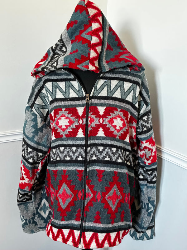 Cashmelon Jacket with Hood, XL