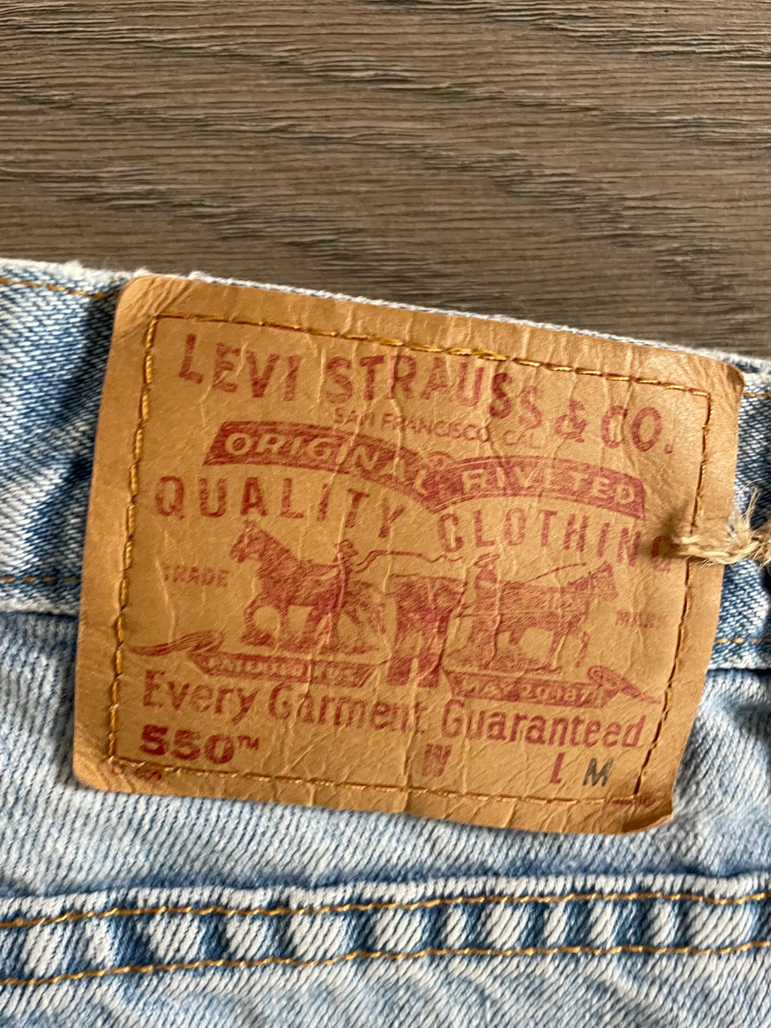 Vintage Levi's 550, Light Blue, W32, L30