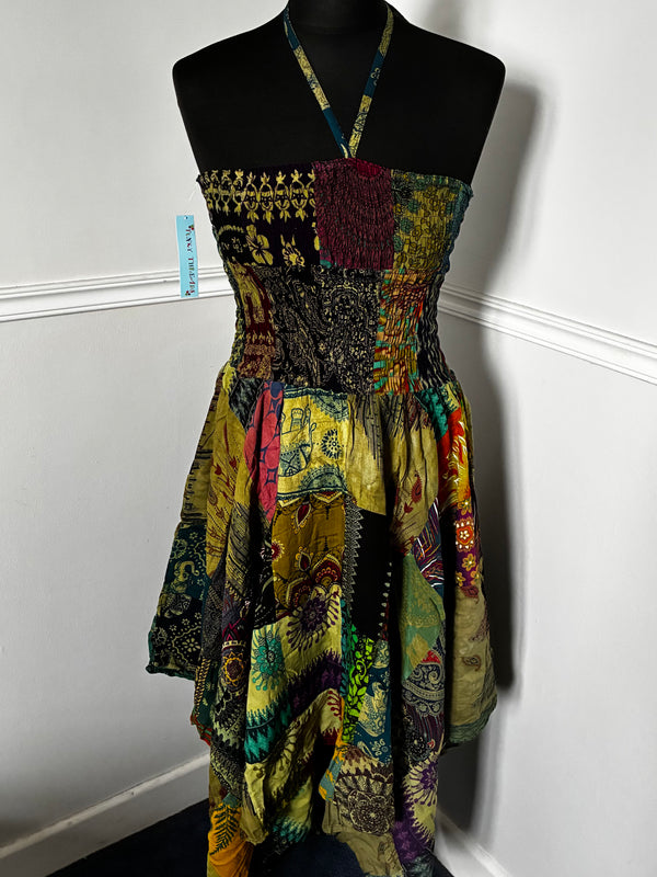 Patchwork Pixie Skirt/Dress
