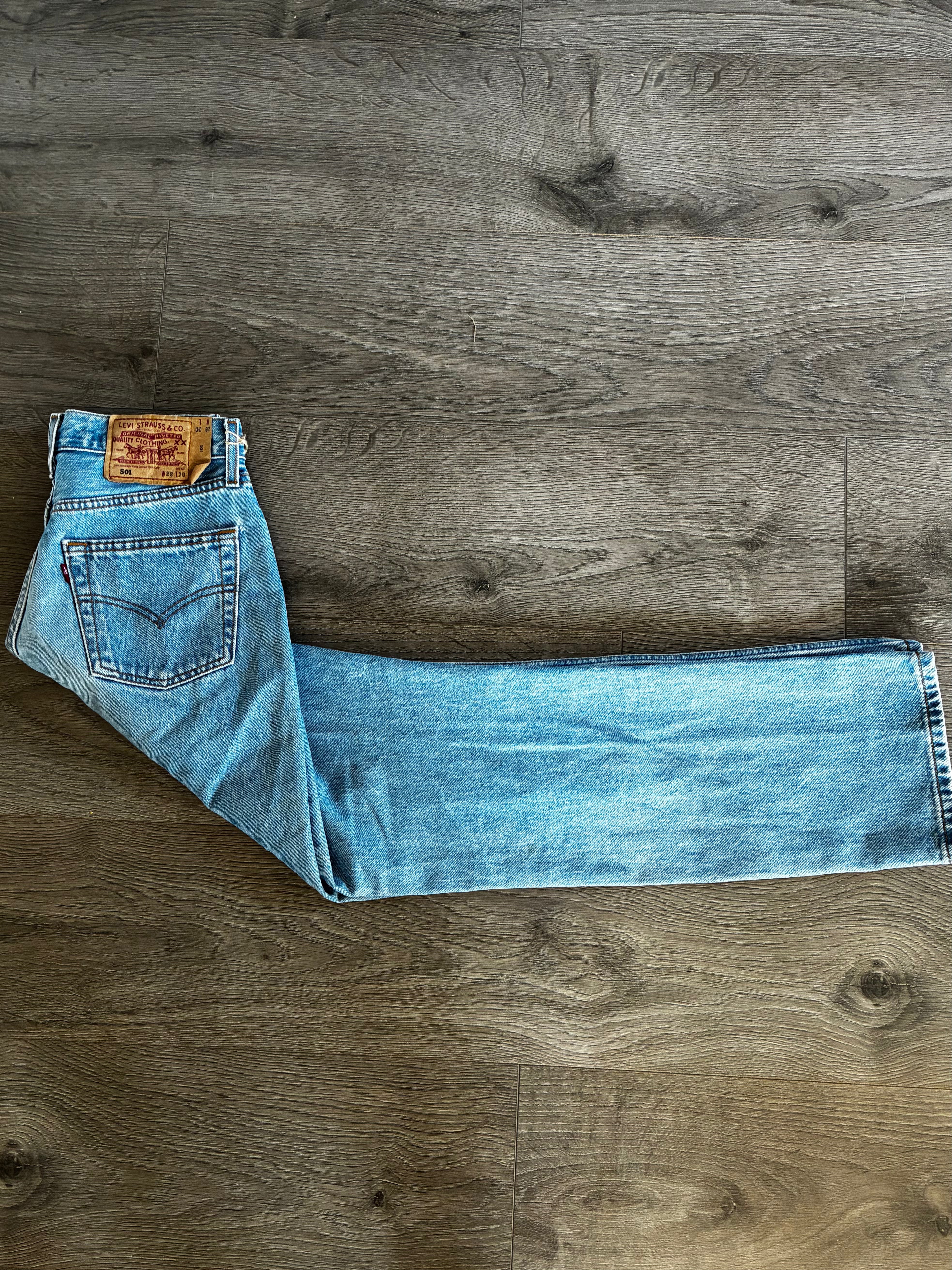 Vintage Levi's 501, Blue, W28, L30