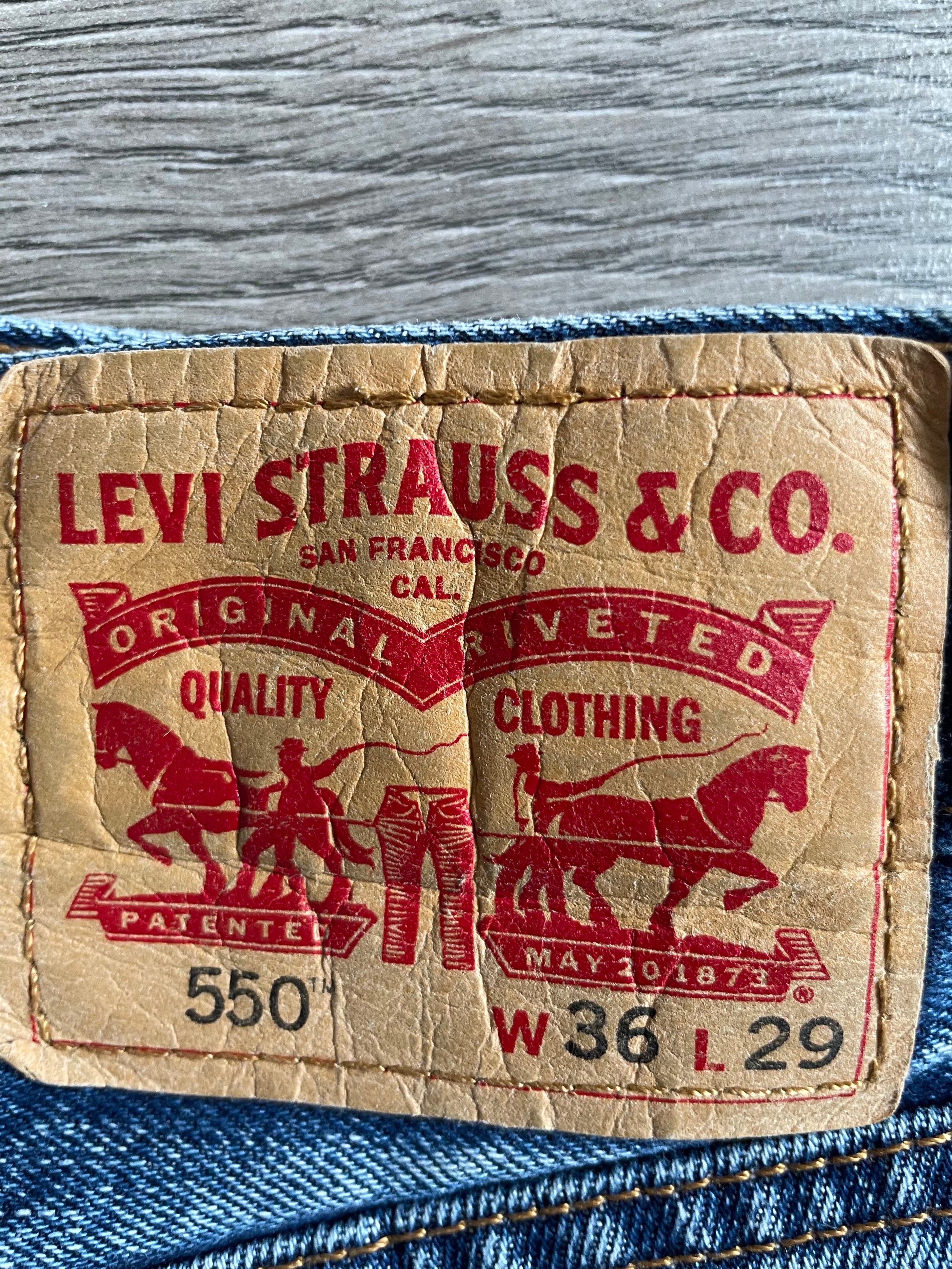 Vintage Levi's 550, Dark Blue, W36, L29