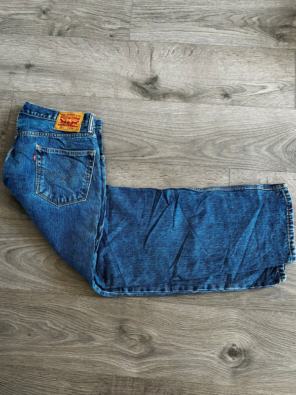Vintage Levi's 550, Blue, Label - W36, L30, Actual Size - W38, L30