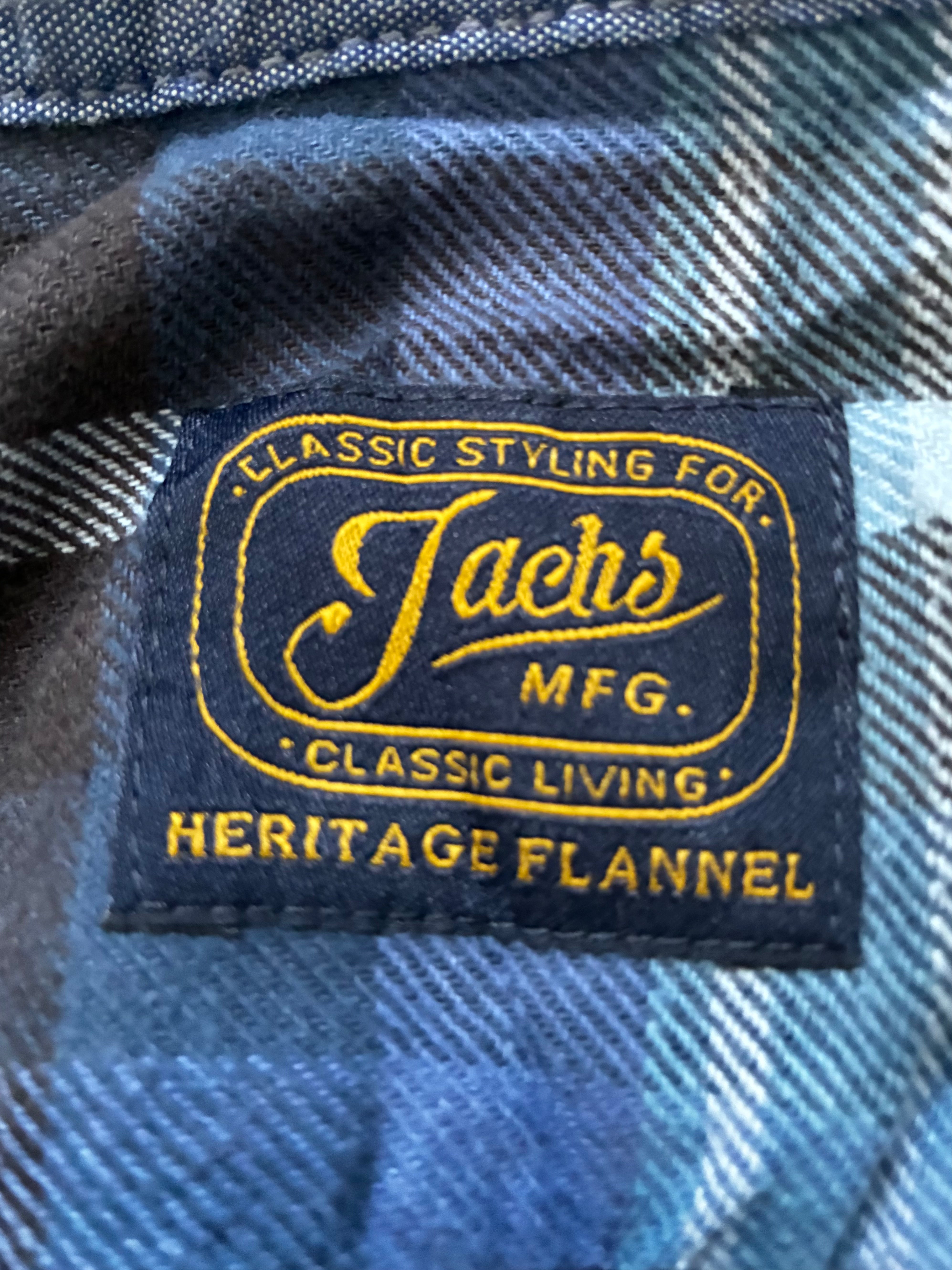 Thick Blue Checked Flannel, XL