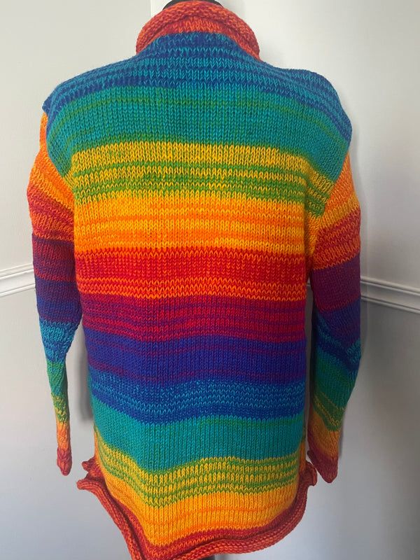 Rainbow Wool Jumper S/M