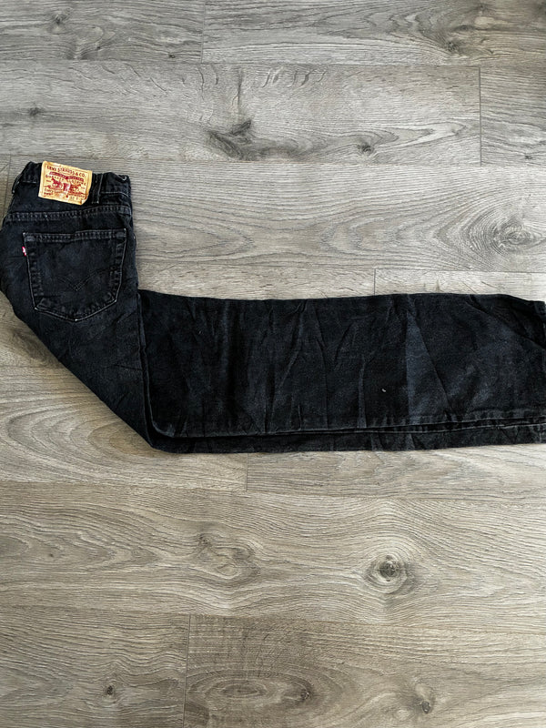 Vintage Levi's 505, Black, Label - W32, L36, Actual Size - W32, L35
