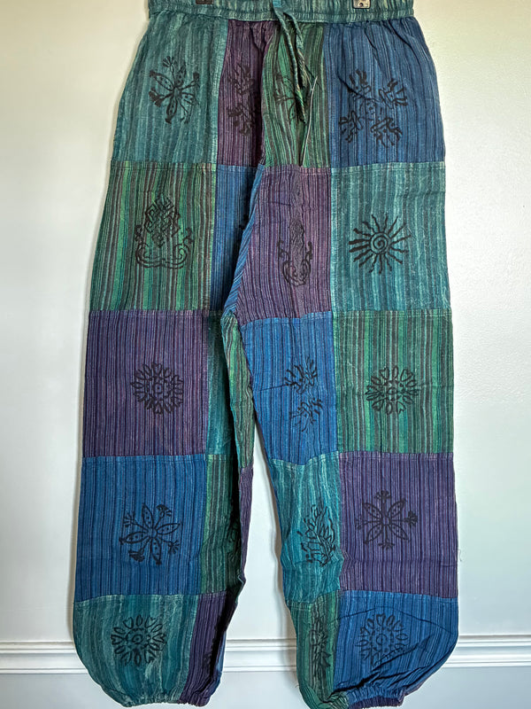 Patchwork Harem Trousers, S/M