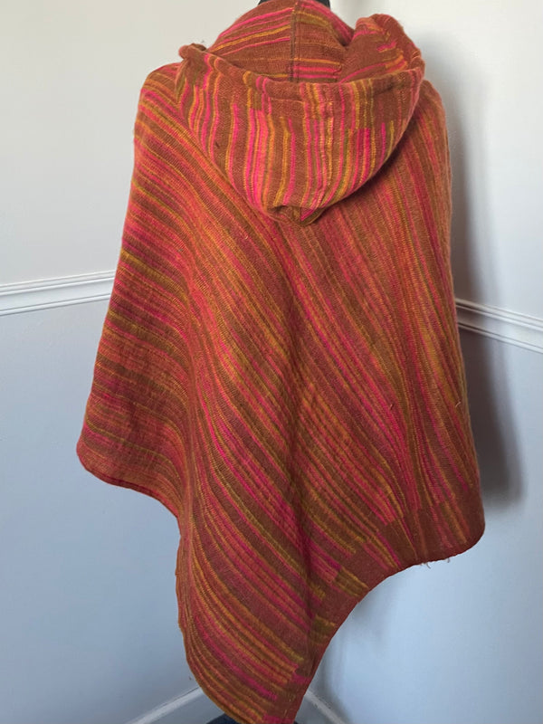 100% Wool Poncho
