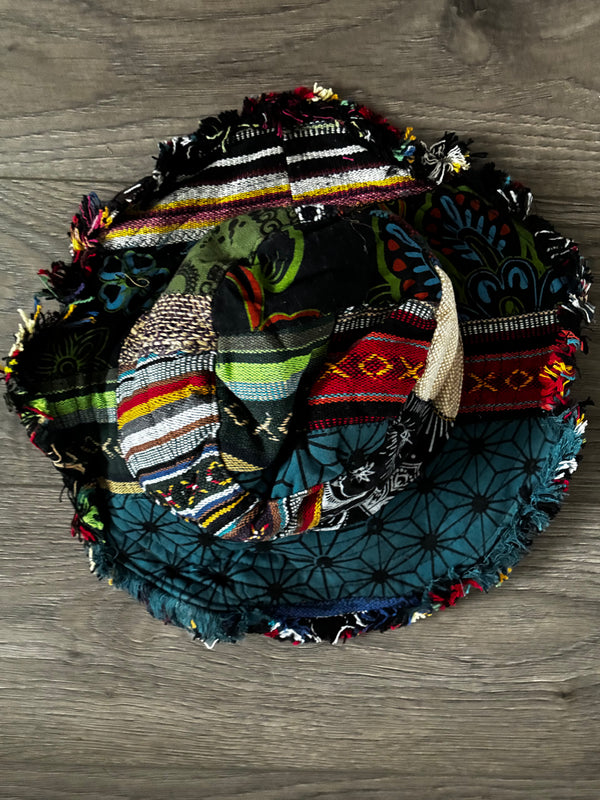 Hat with Wire Brim and frayed edges, M