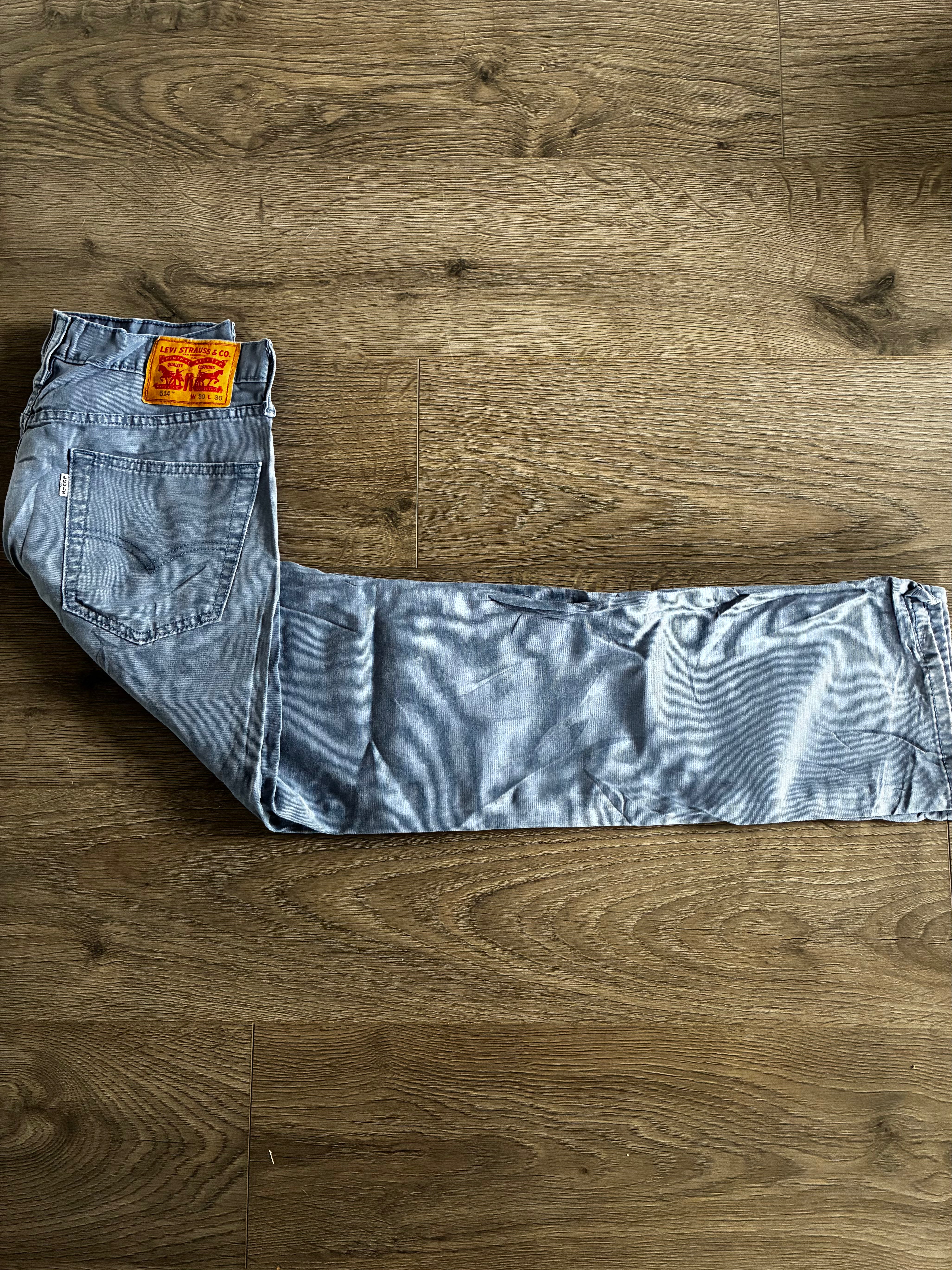 Vintage Levi's 514 , Blue, Label - W30, L30, Actual Size - W32, L31