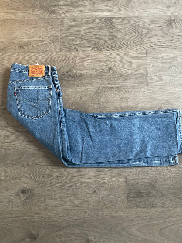 Vintage Levi's 550, Blue, Label - W34, L30, Actual size - W35, L30