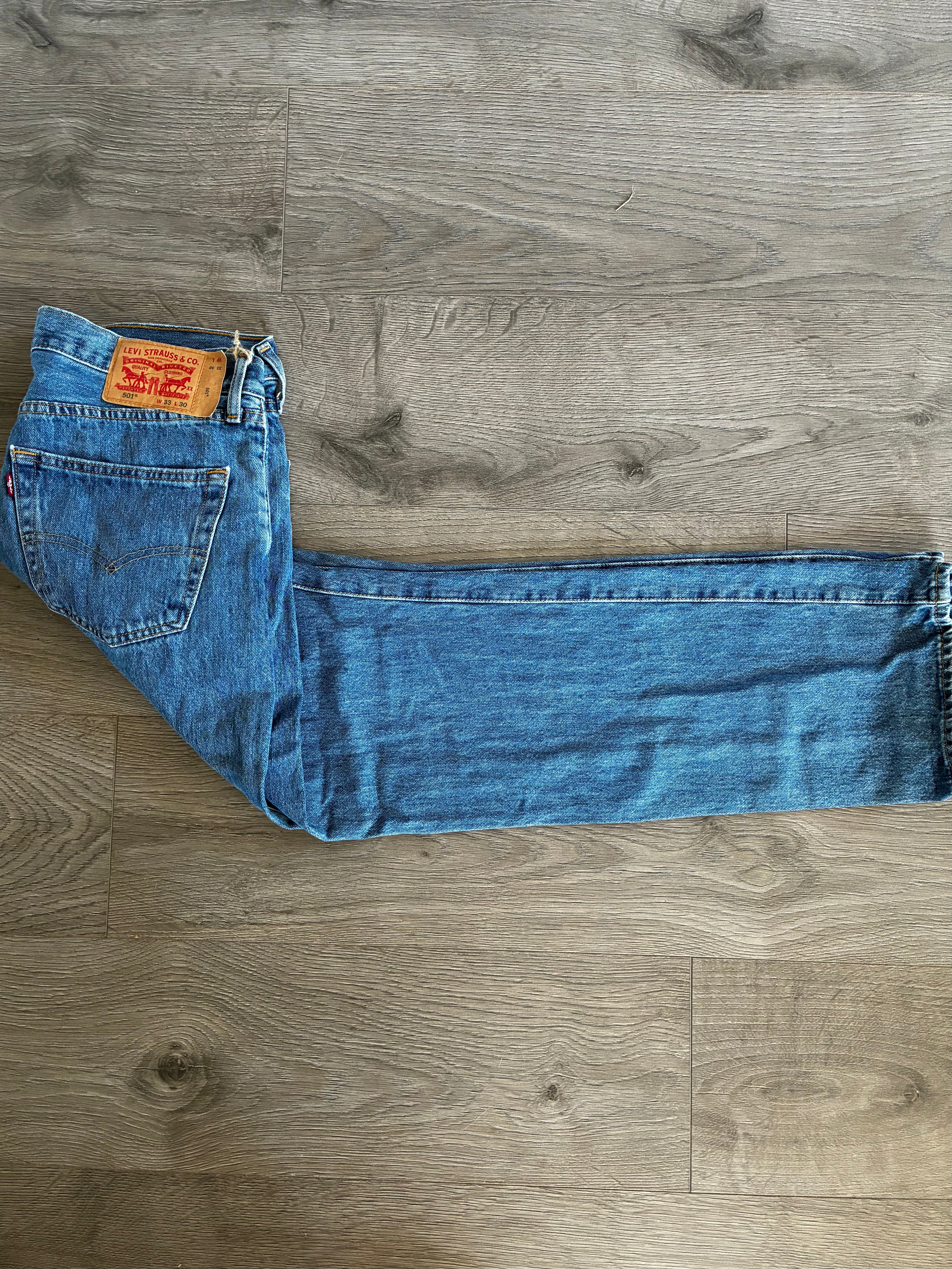 Vintage Levi's 501, Blue, W34, L29.5