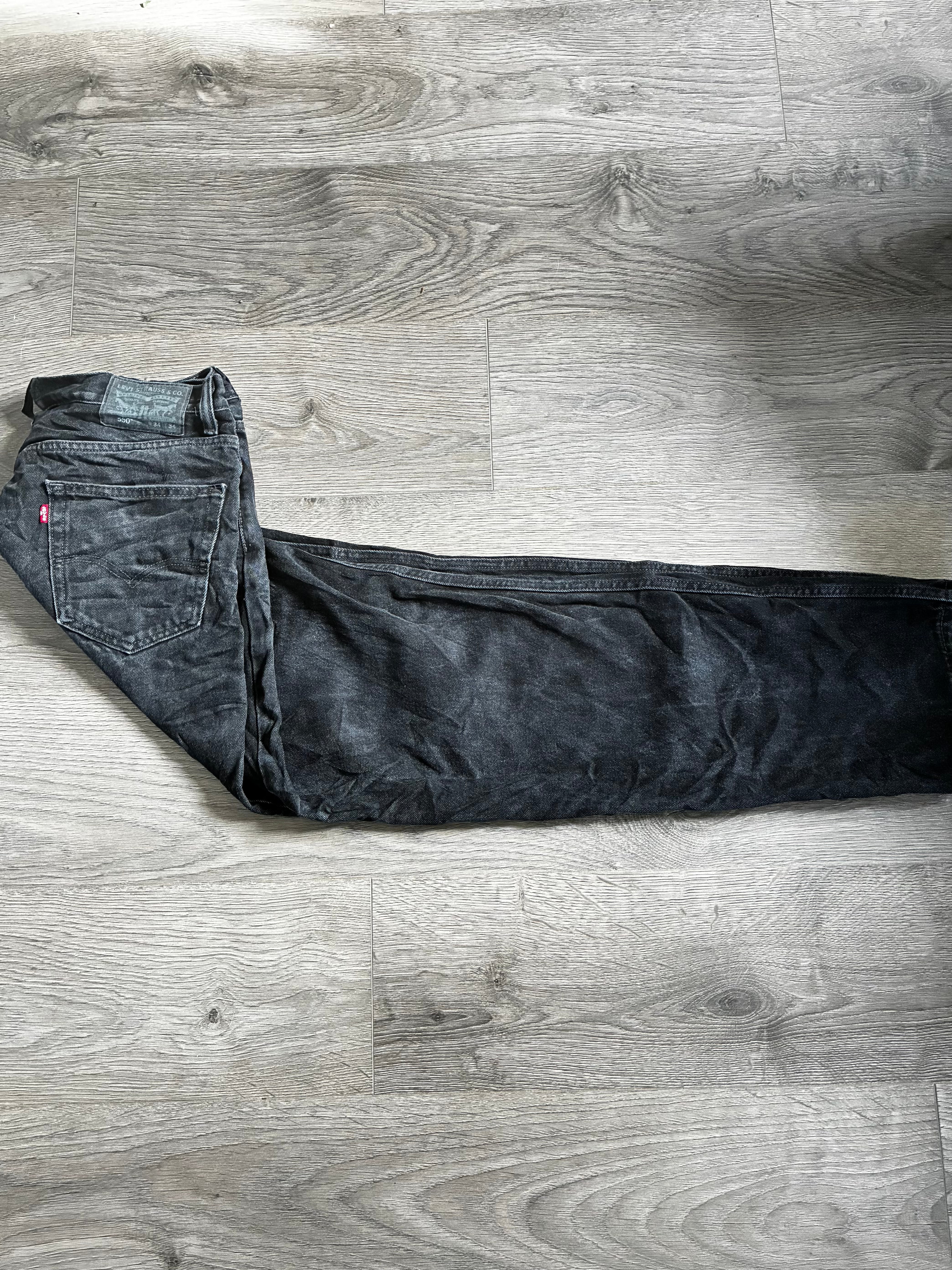 Vintage Levi's 550, Black, W35, L35