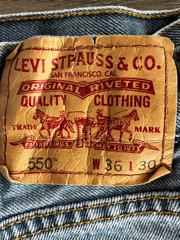 Vintage Levi's 550, Blue, W36, L30