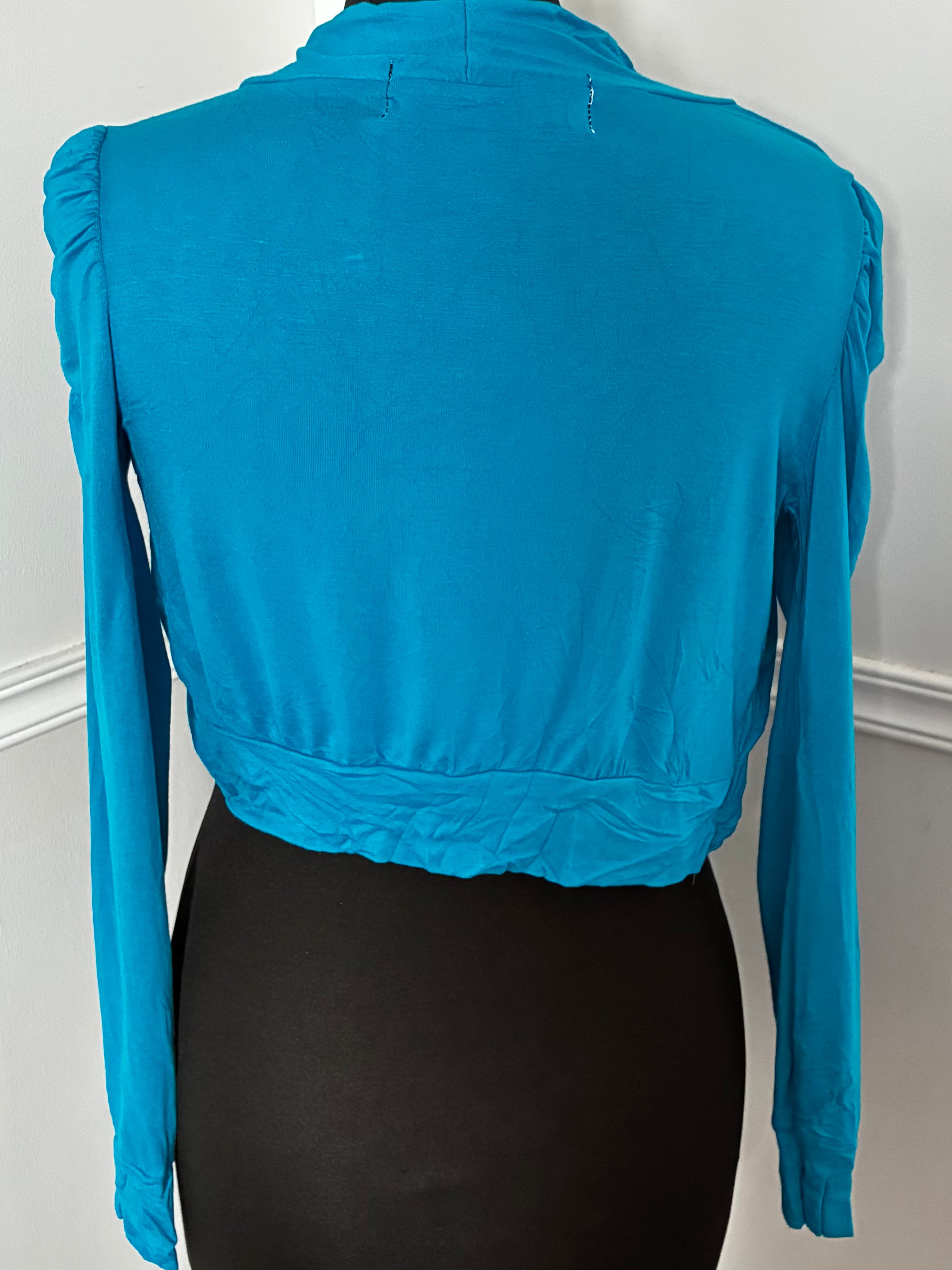 Turquoise Shrug Top