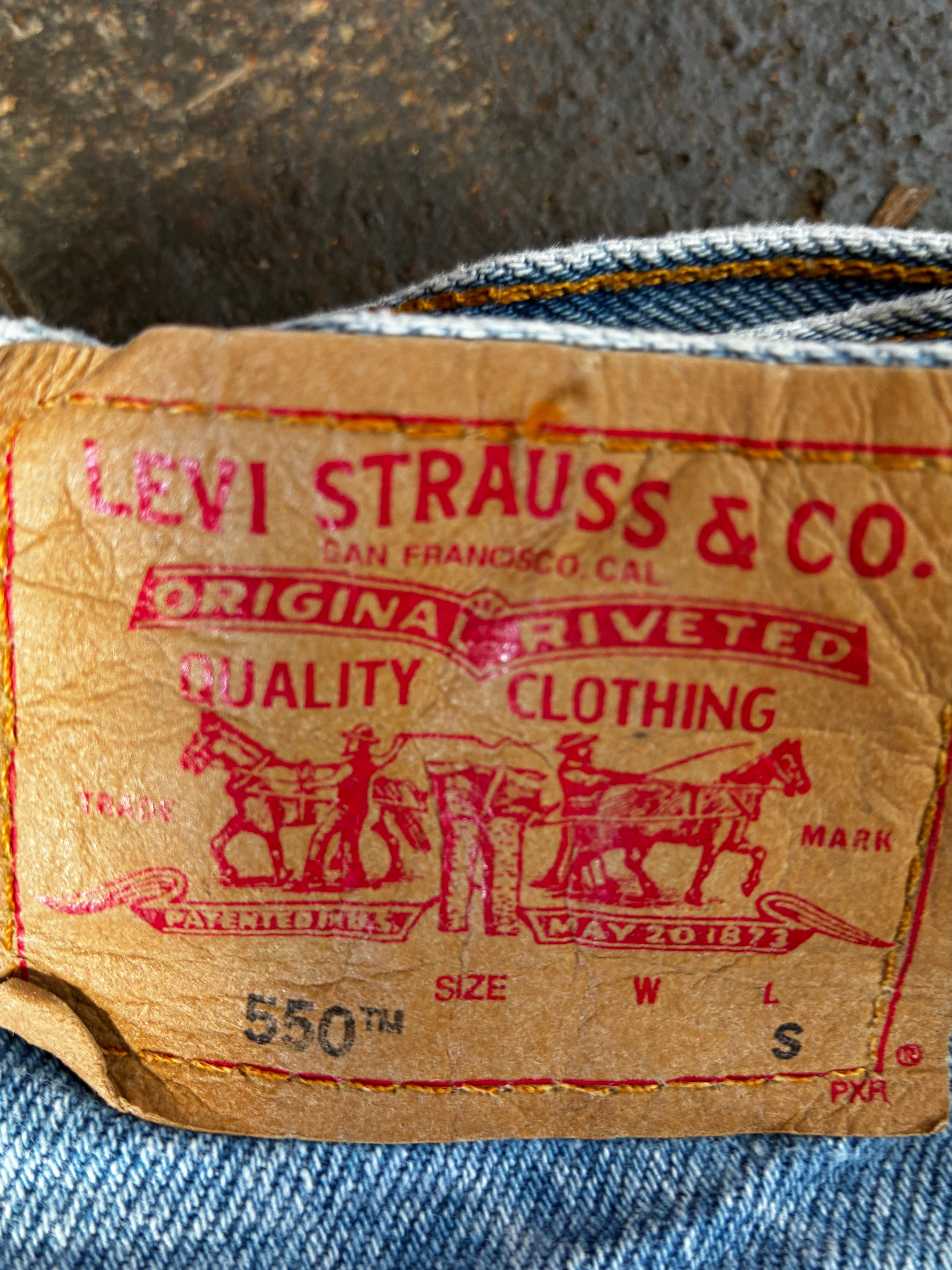 Vintage Levi's 550, Blue, W32, L30