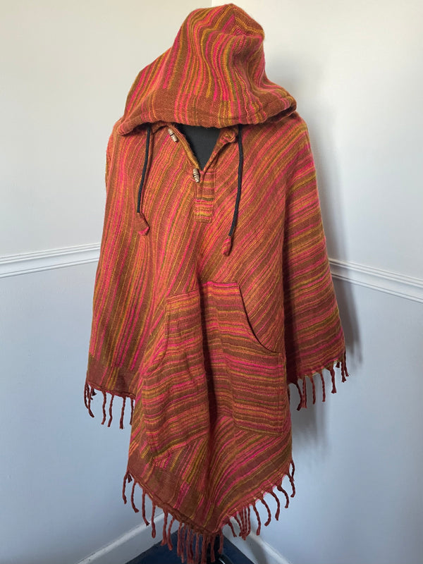 100% Wool Poncho
