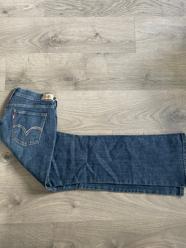 Vintage Levi's 515 Bootcut, Dark Blue, W33, L31