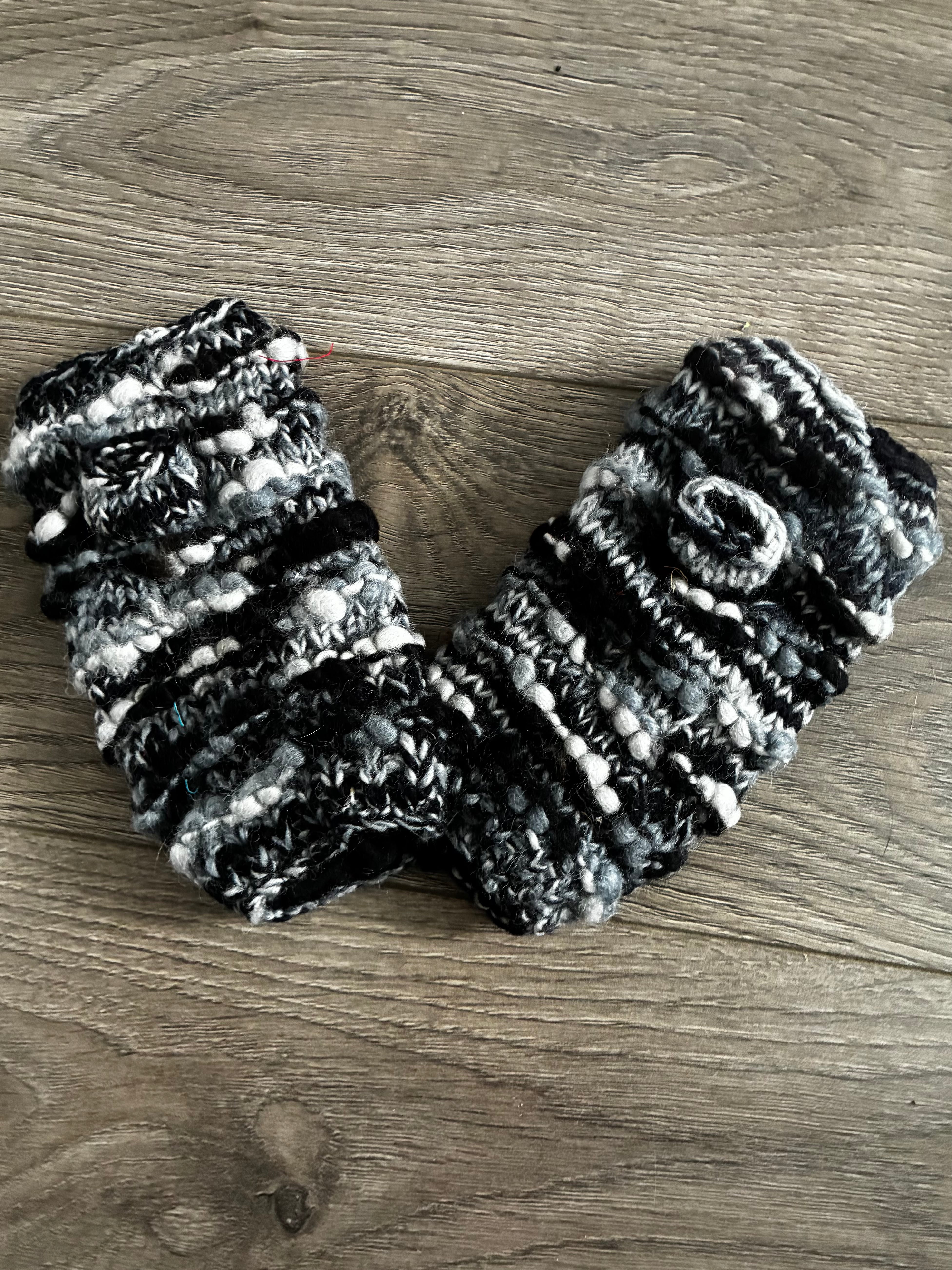 Woollen fleece lined hand warmers
