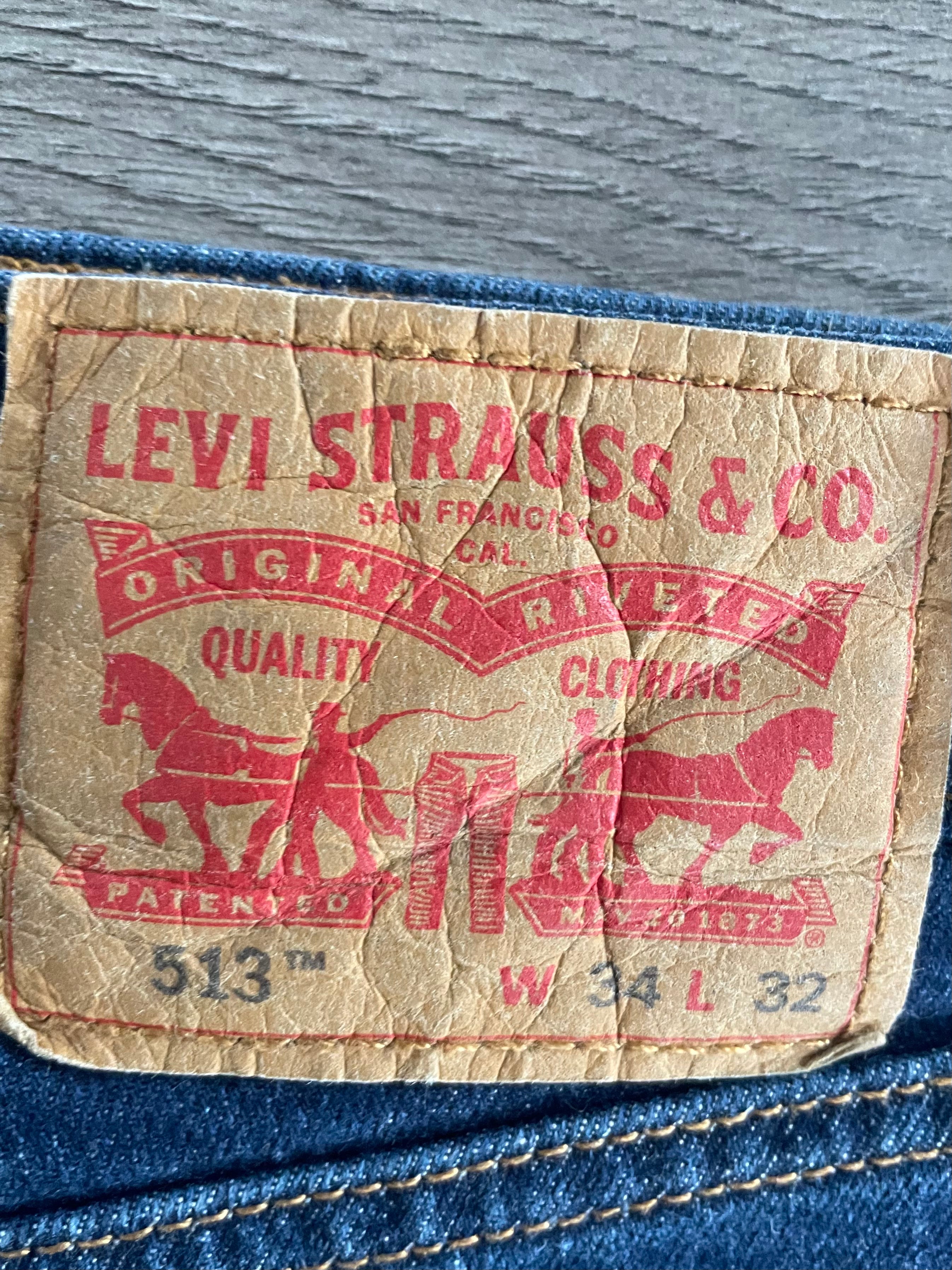 Vintage Levi's 513, Dark Blue, W34, L32