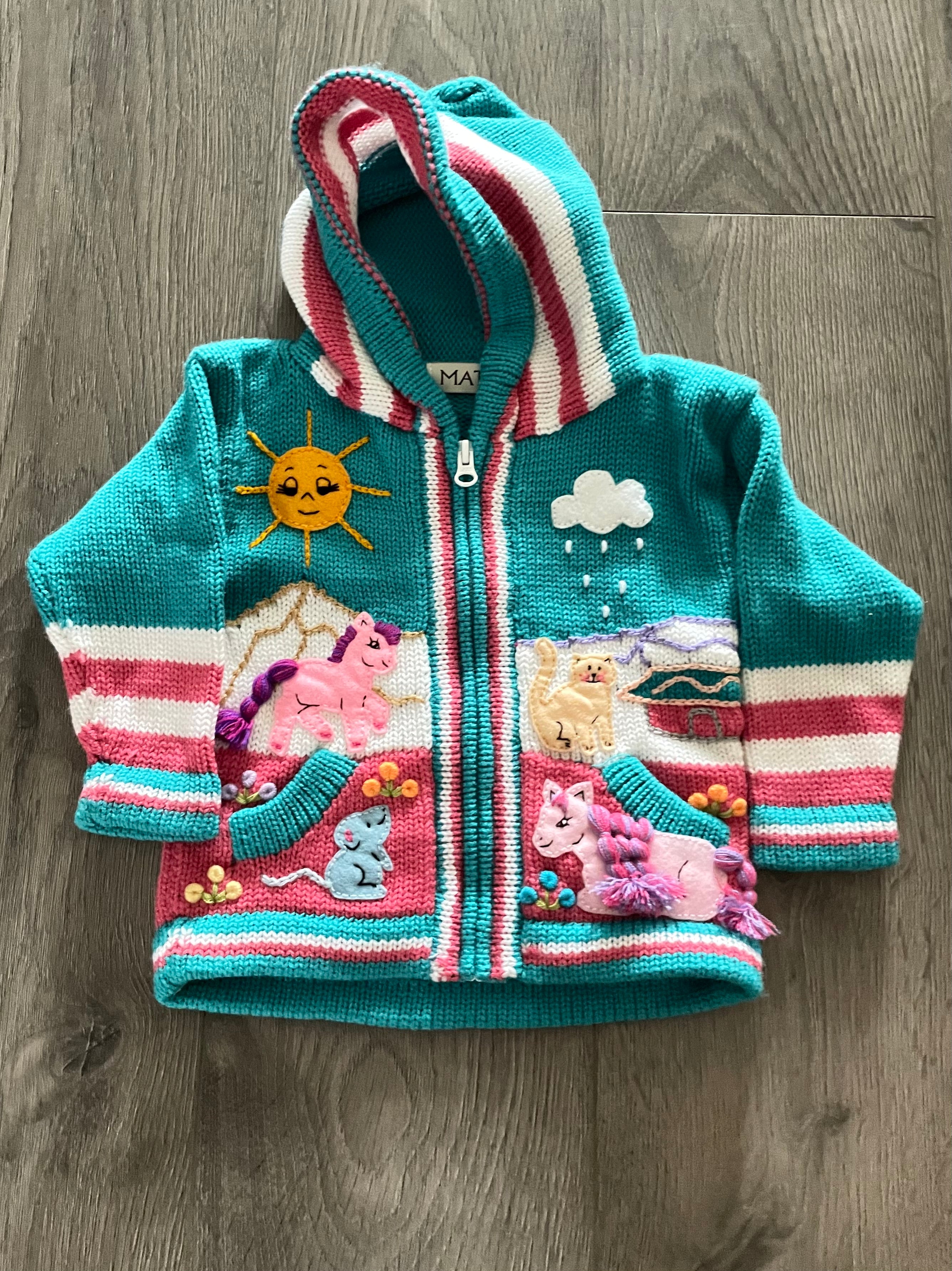 Beautiful zip up Jacket (2-3yr)