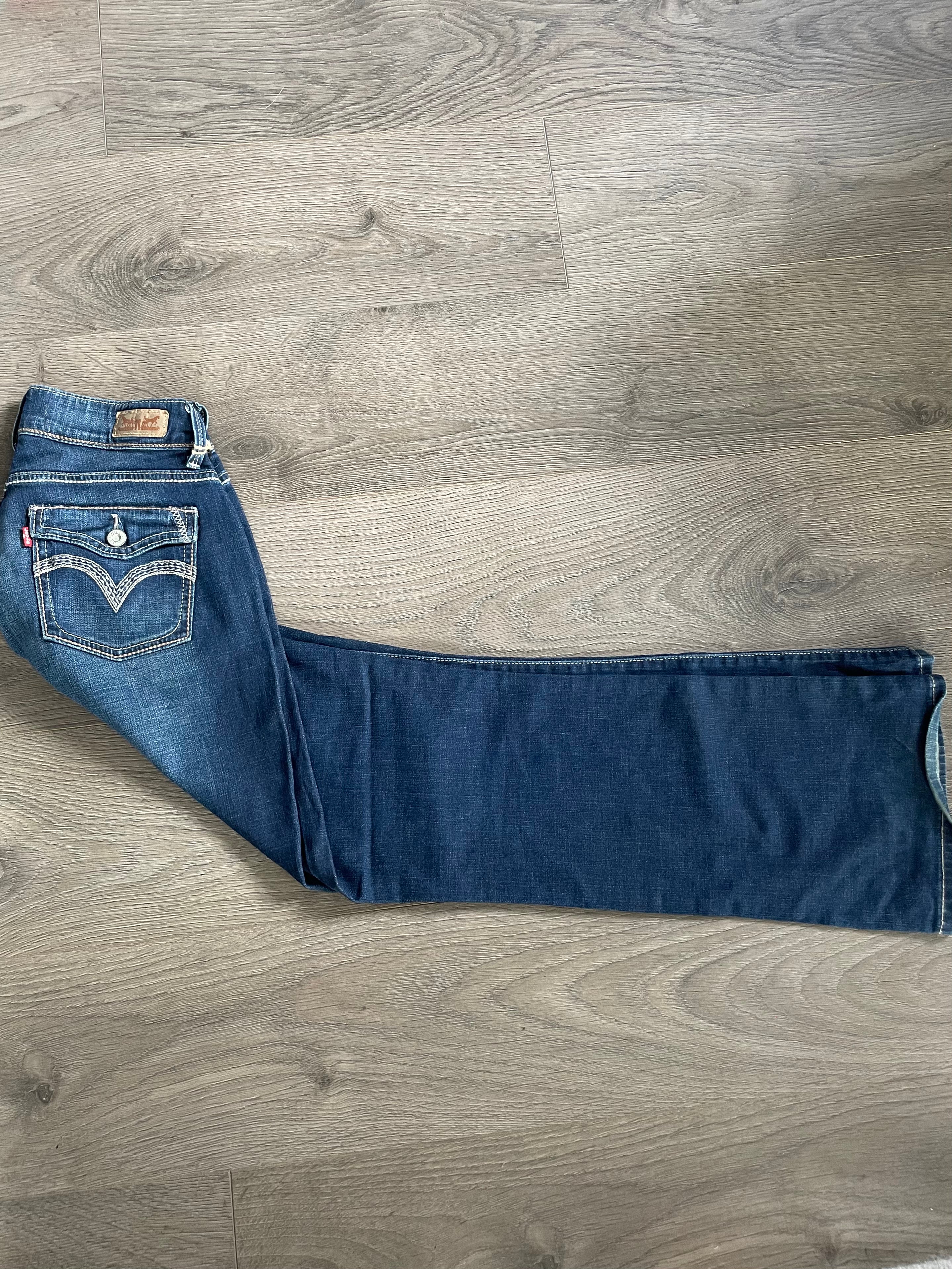 Vintage Levi's 529 Curvy Bootcut, Dark Blue, W30, L32