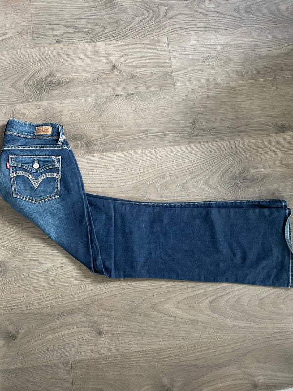 Vintage Levi's 529 Curvy Bootcut, Dark Blue, W30, L32
