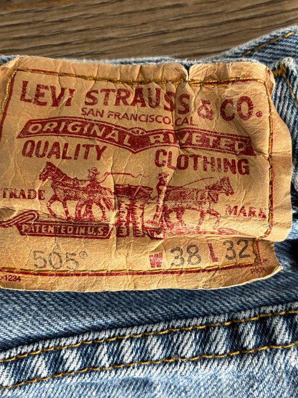 Vintage Levi's 505, Blue, W38, L32
