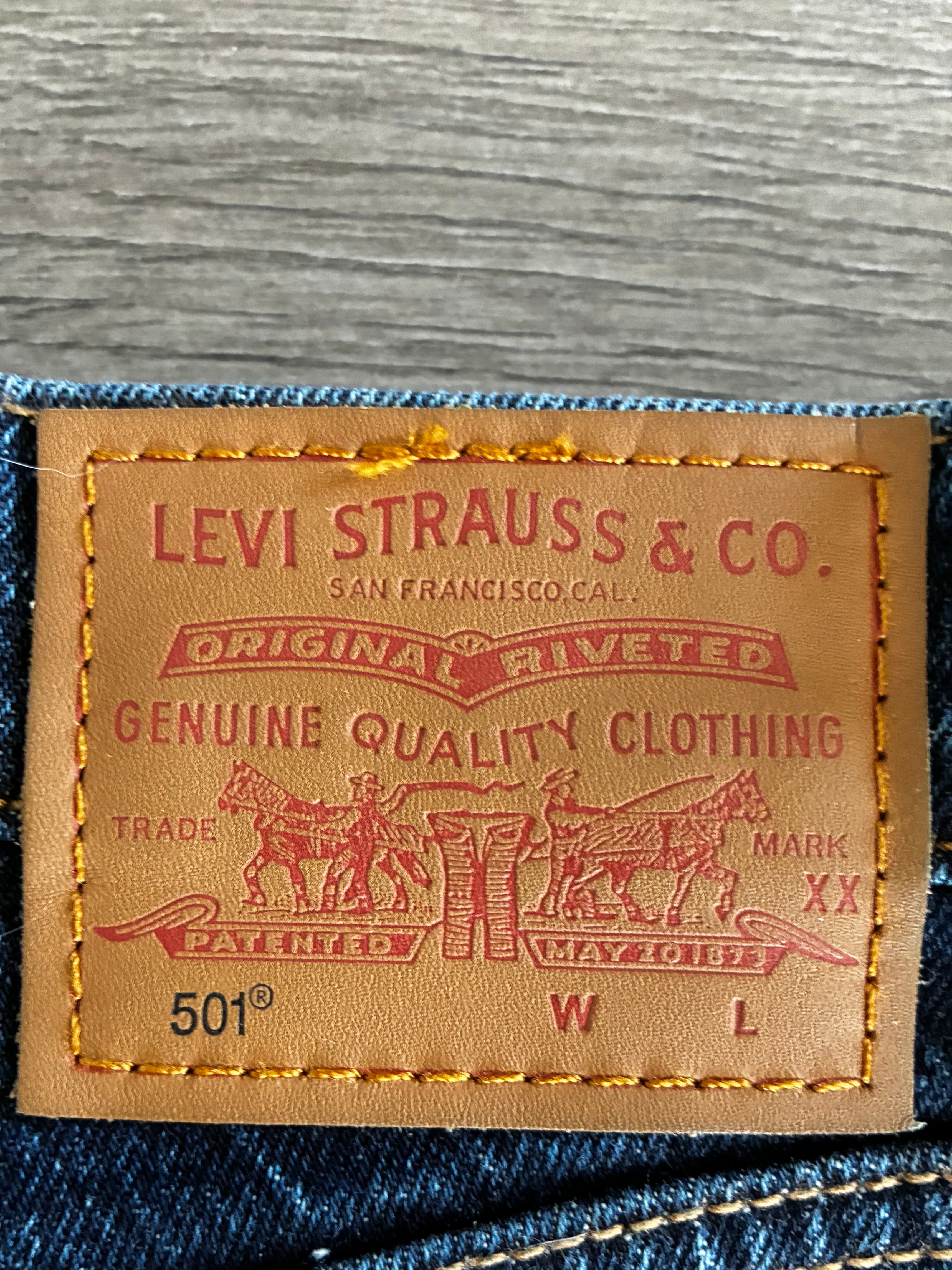 Vintage Levi's 501, Dark Blue, W28, L26